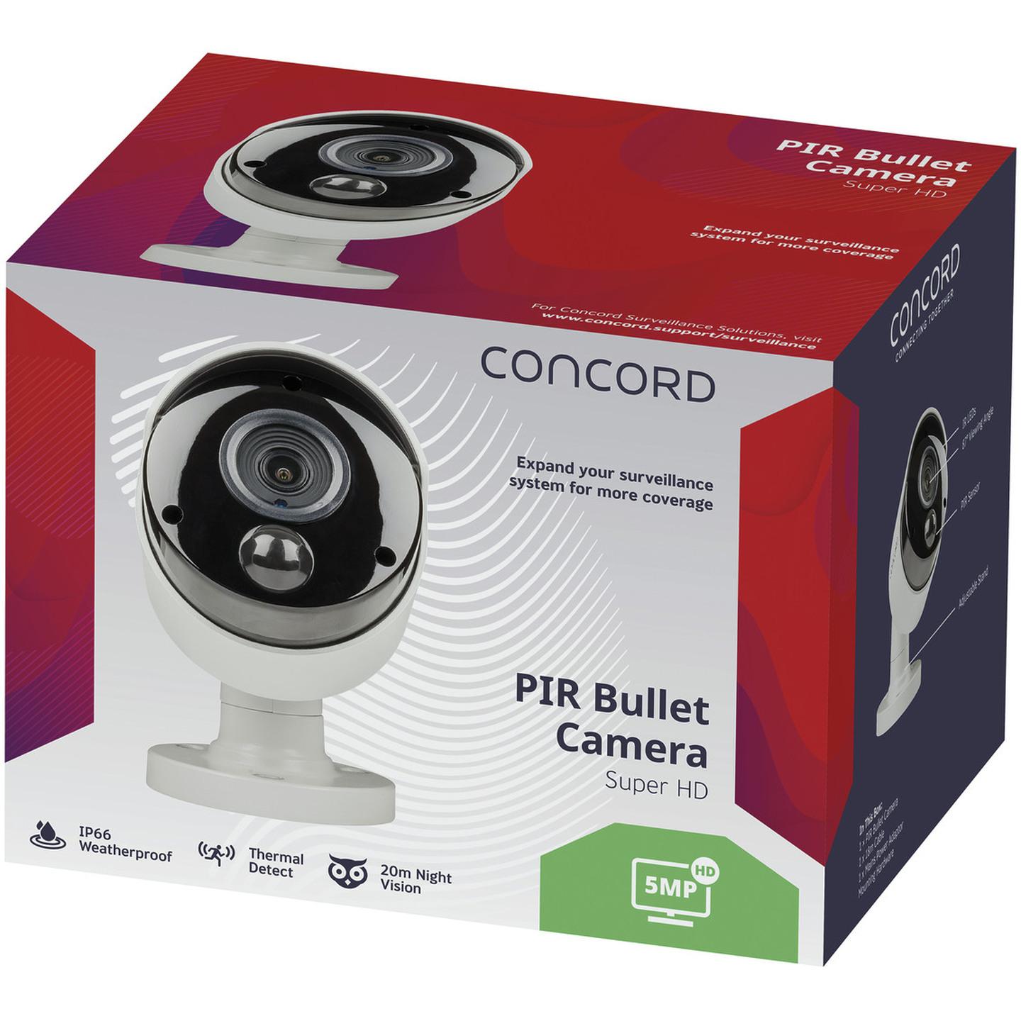 Concord AHD 5MP PIR Bullet Camera