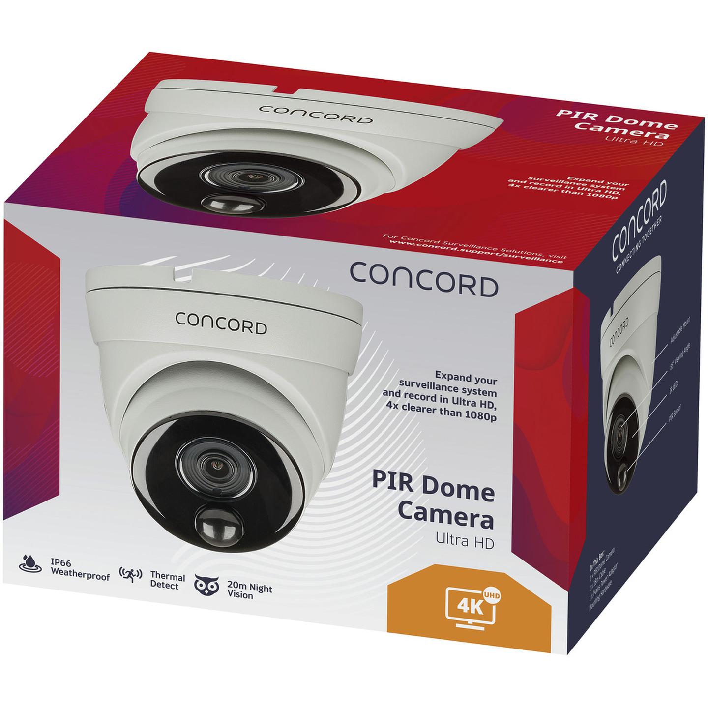 Concord AHD 4K PIR Dome Camera