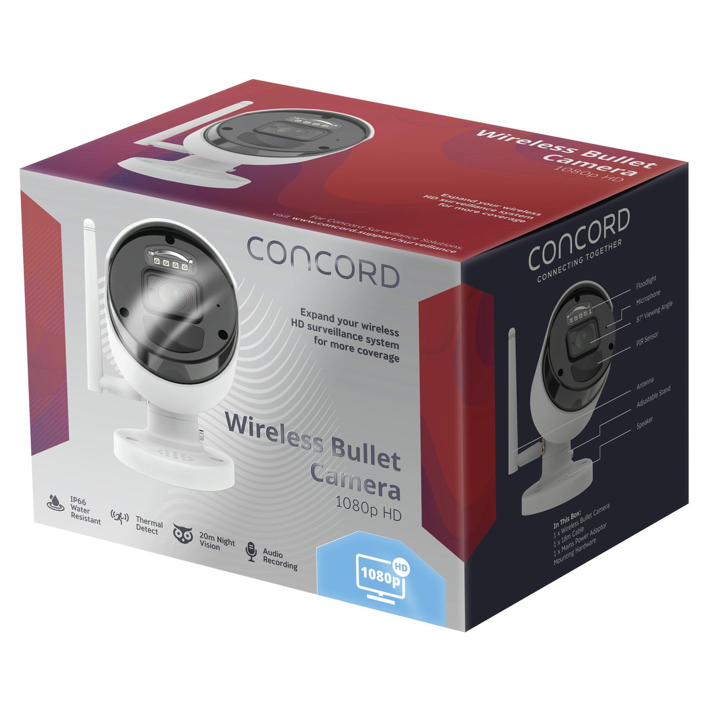 Concord Wireless 1080p Camera for Concord Wireless NVR System QV5504