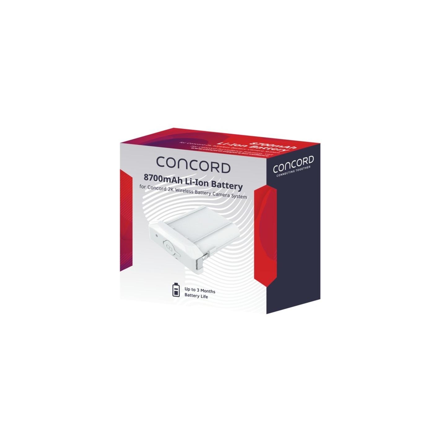 Concord Spare 8700mAh Li-Ion Battery for Concord 2K Wireless NVR System