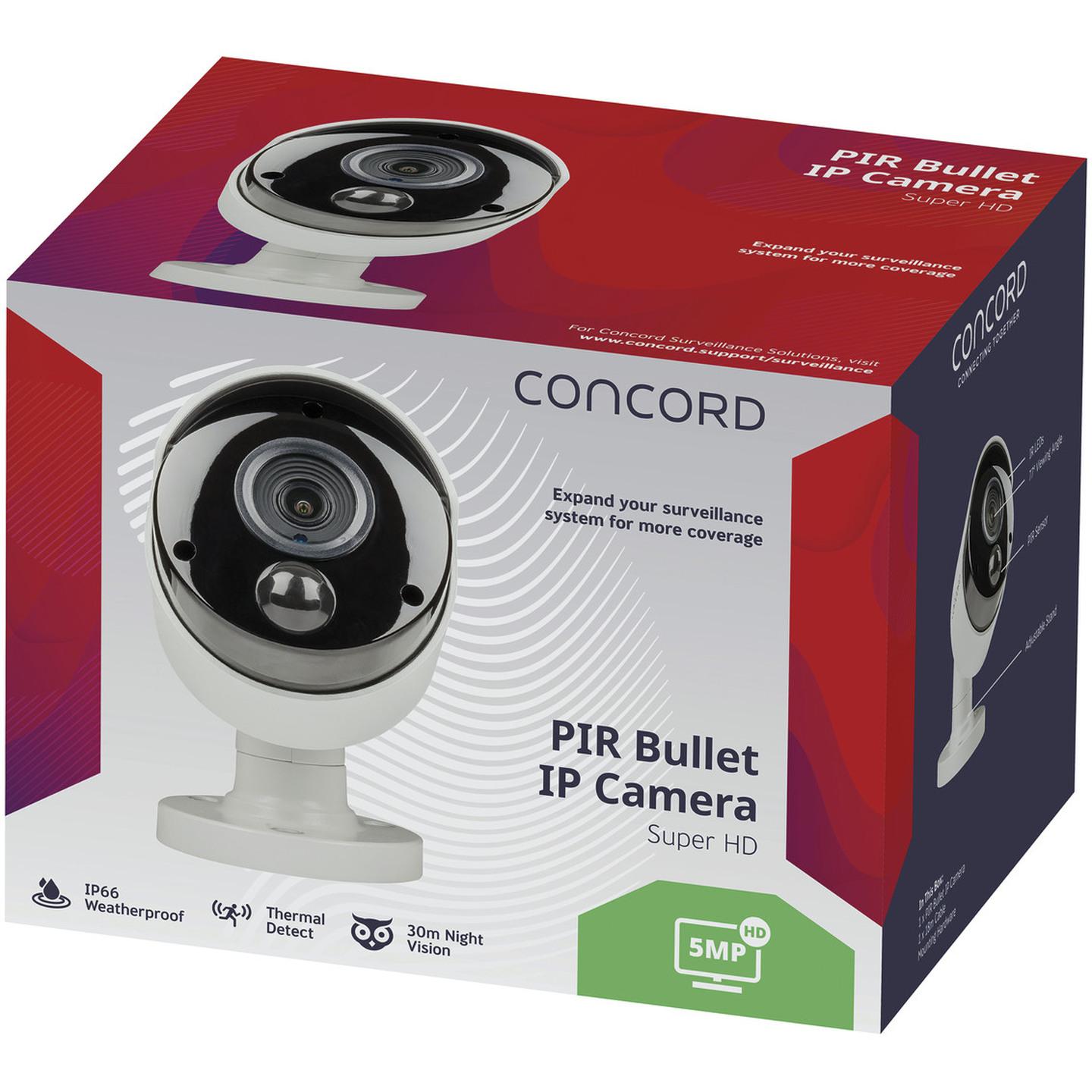 Concord 5MP PIR Bullet IP Camera