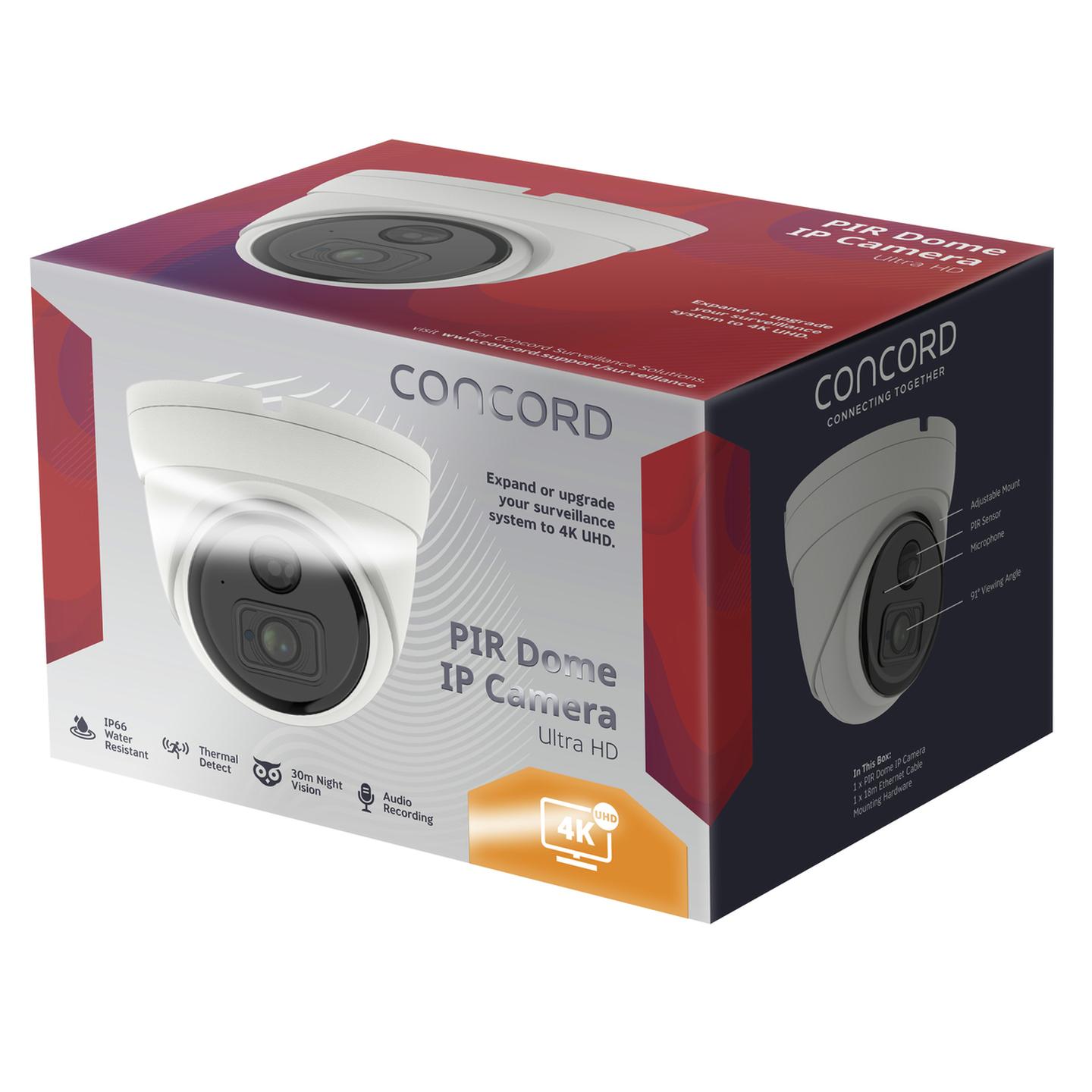 Concord 4K PIR Dome IP Camera