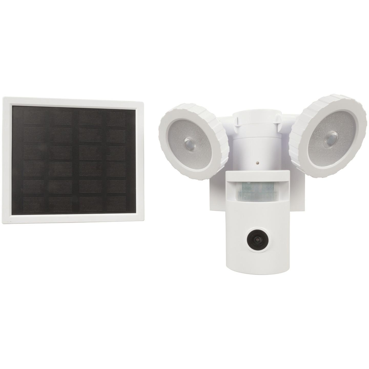 720p Motion Wi-Fi Camera with Round Flood Lights