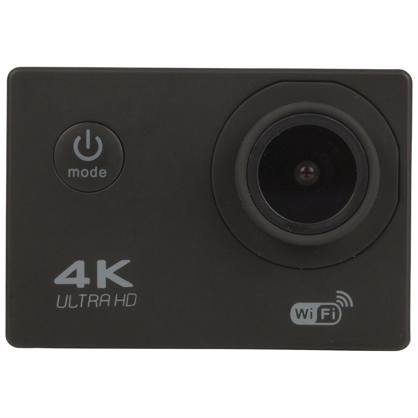 4K UHD Action Camera with LCD