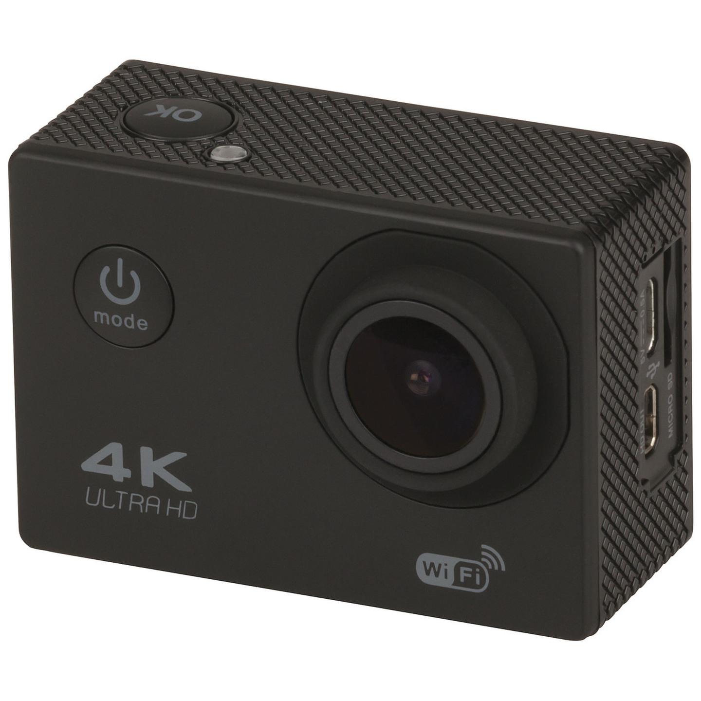 4K UHD Action Camera with LCD