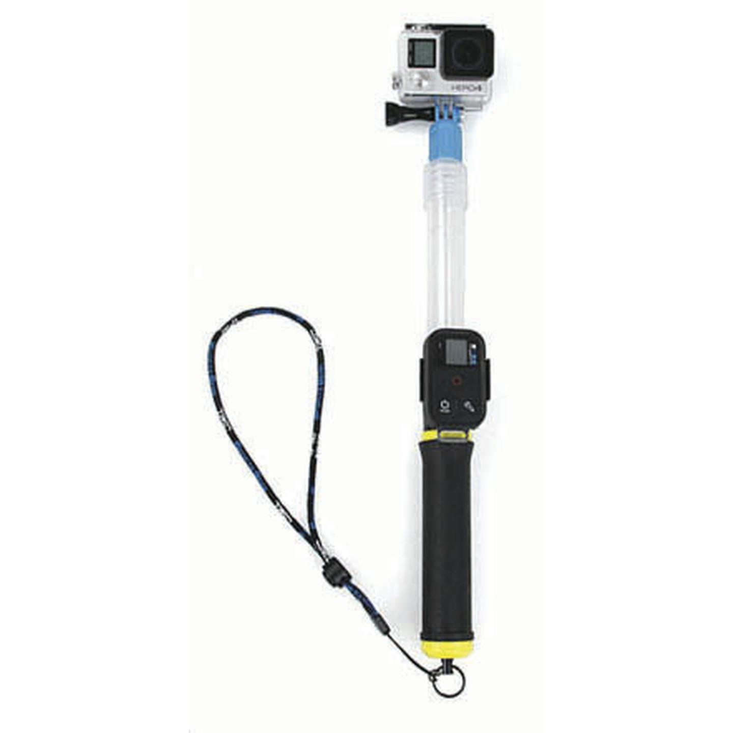 Floating Extendable Monopod for Action Cameras
