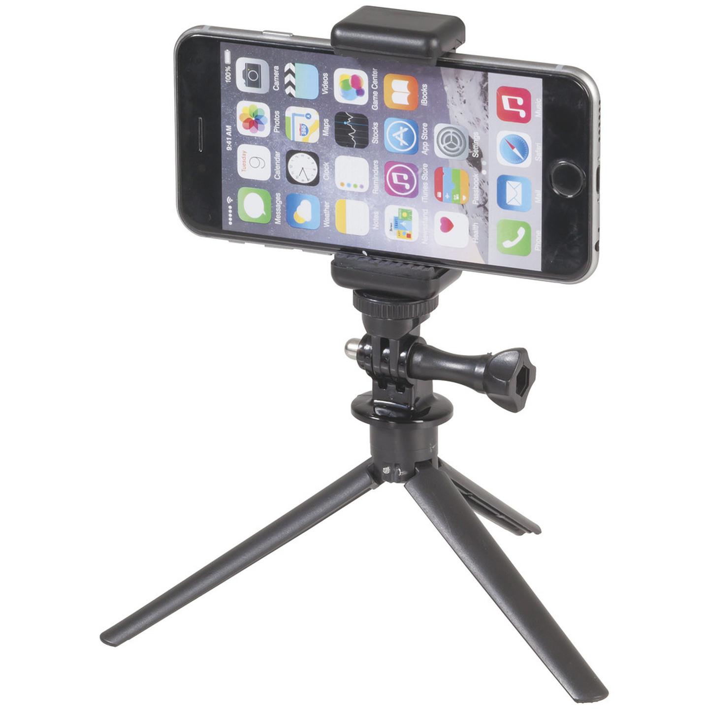 Mini Tripod with Smartphone Adaptor for Action Cameras