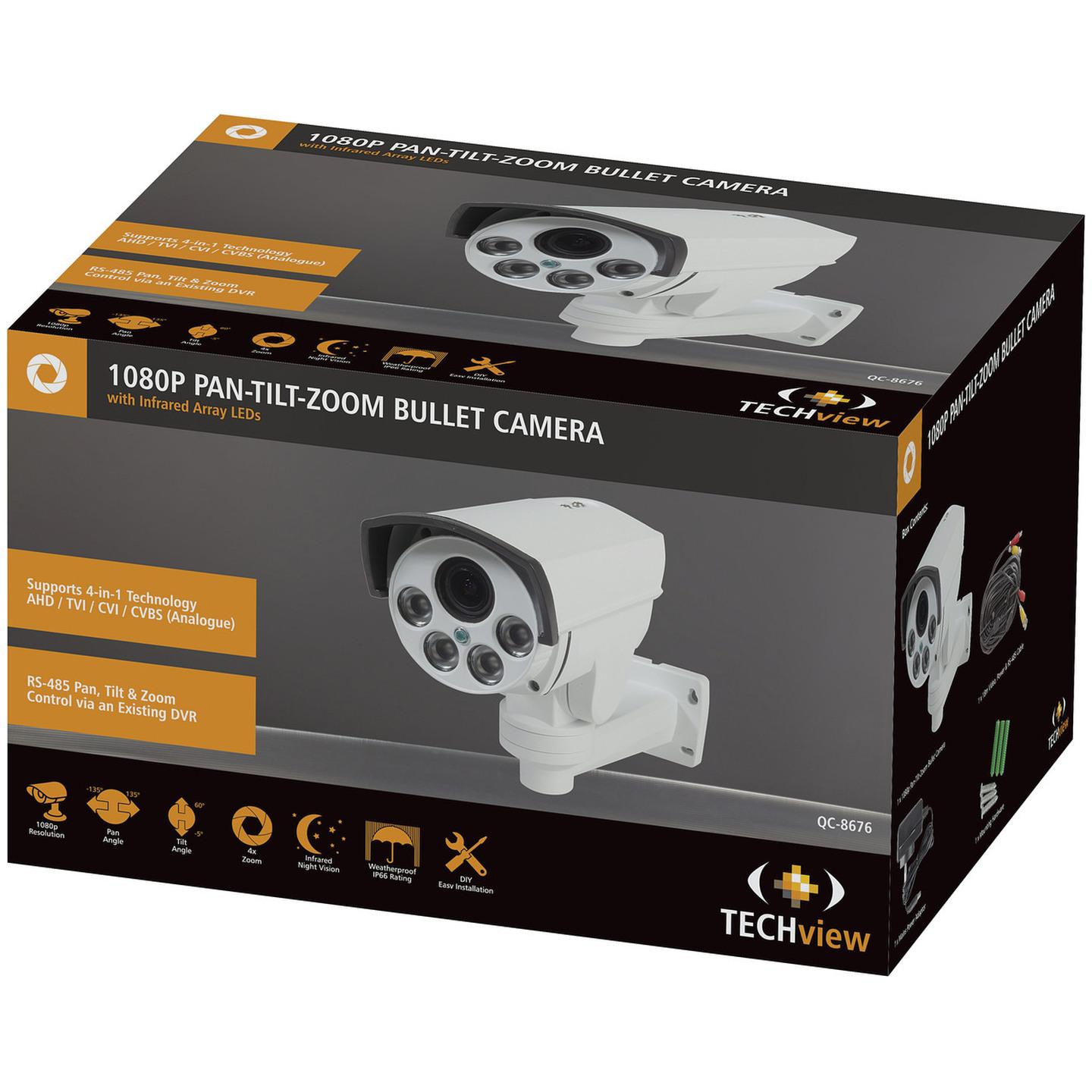 1080p AHD Pan-Tilt-Zoom Bullet Camera