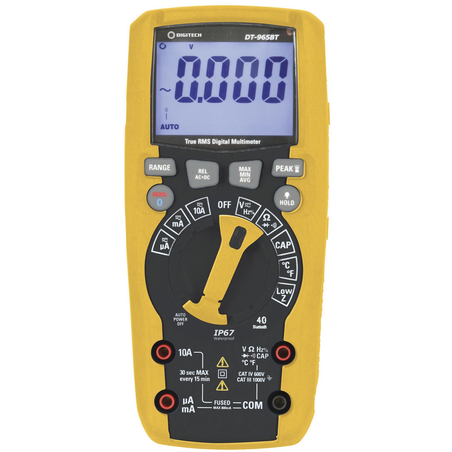 True RMS Digital Multimeter with Bluetooth Connectivity
