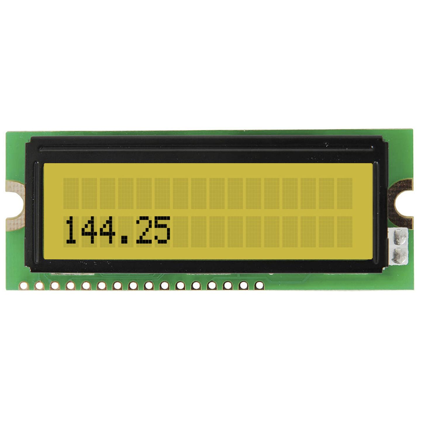16 x 2 Alphanumeric Backlit LCD with SIL Connection