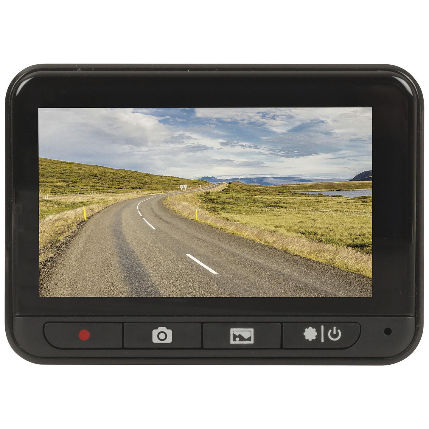 1080p GPS Dash Camera with 2.7 Inch LCD and Wi-Fi