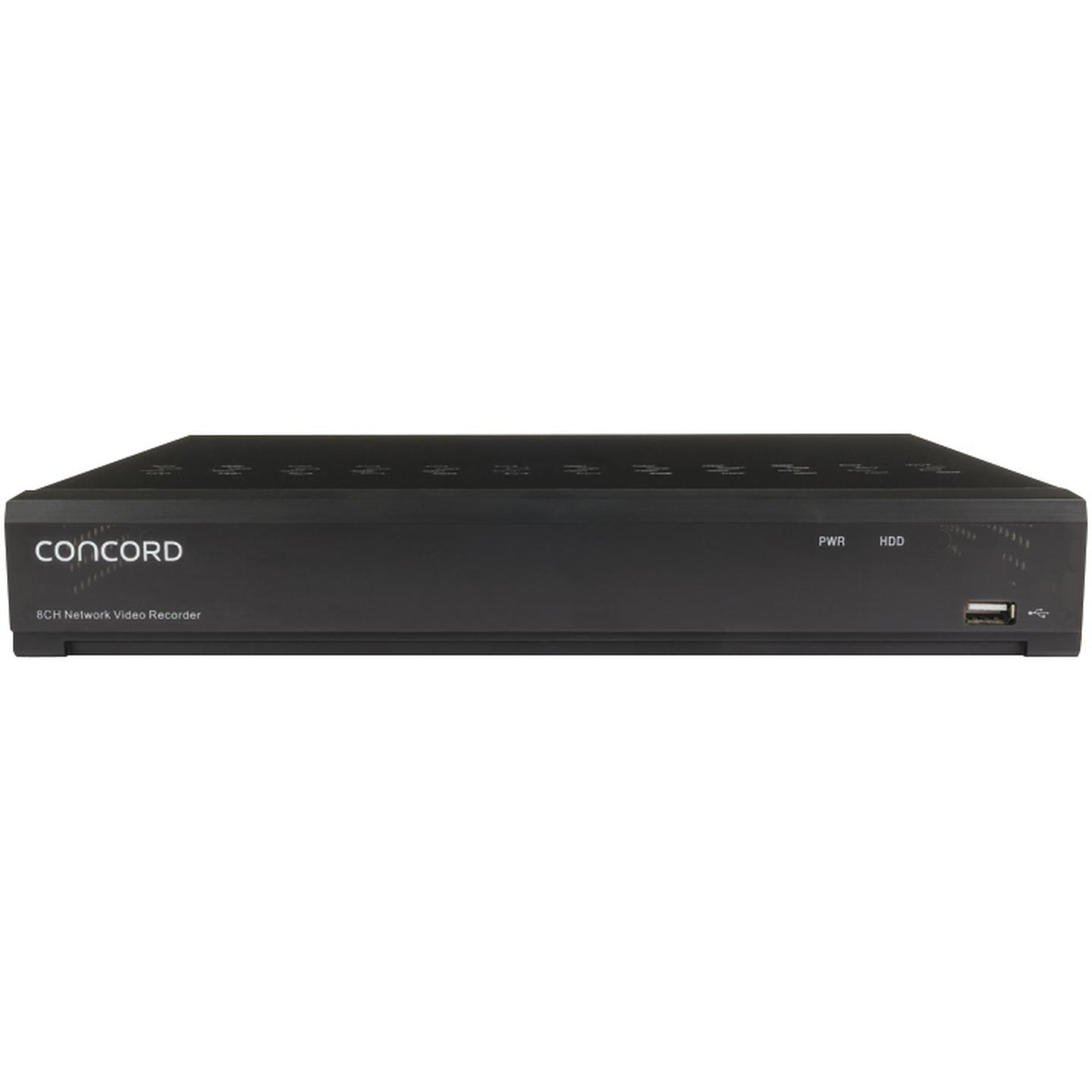 Concord 8 Channel 4K NVR Kit with 4 x 5MP Cameras
