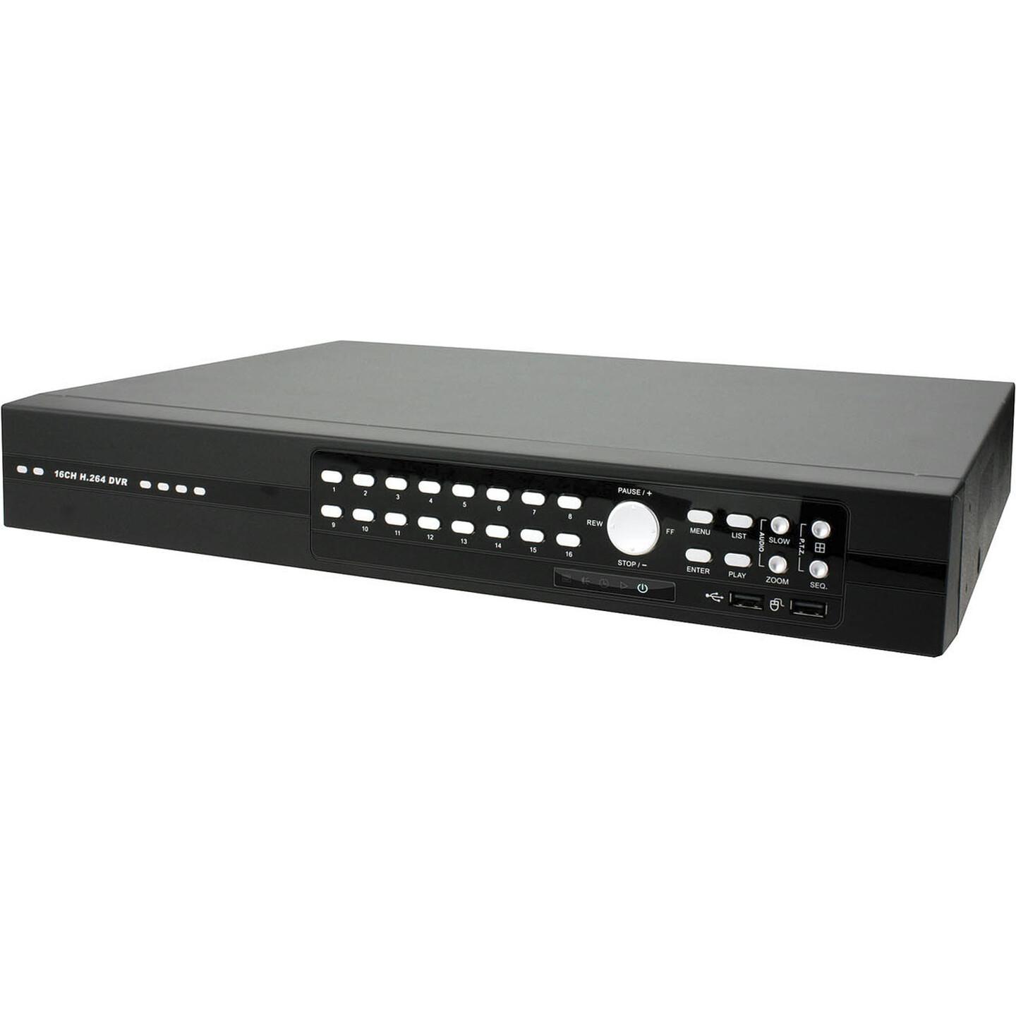 Network 16 Channel H.264 DVR with 500GB Hard Drive