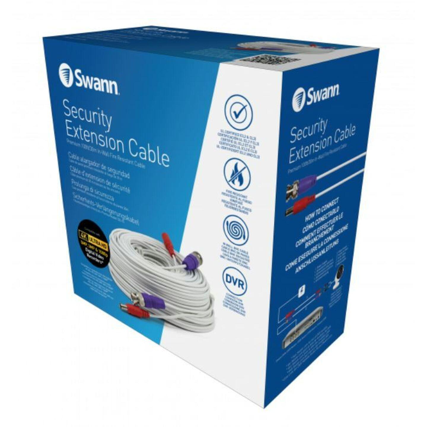 Swann Video and Power 30m Extension Cable