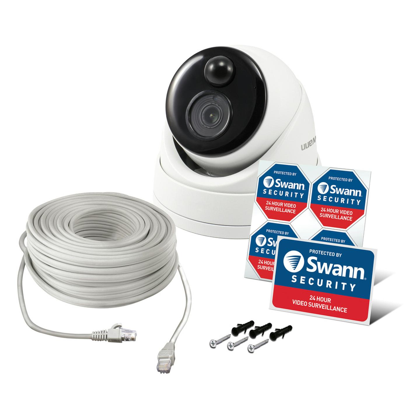 Swann 4K IP PIR Dome Camera