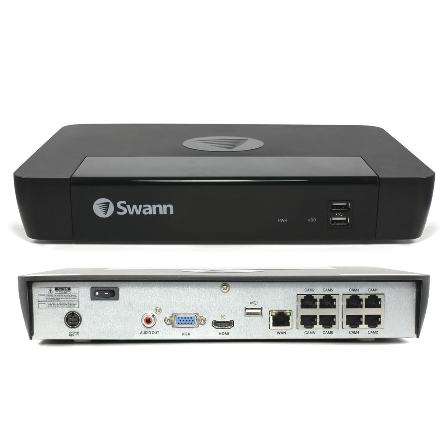 Swann 8CH NVR Kit with 6 x 6K PIR Cameras
