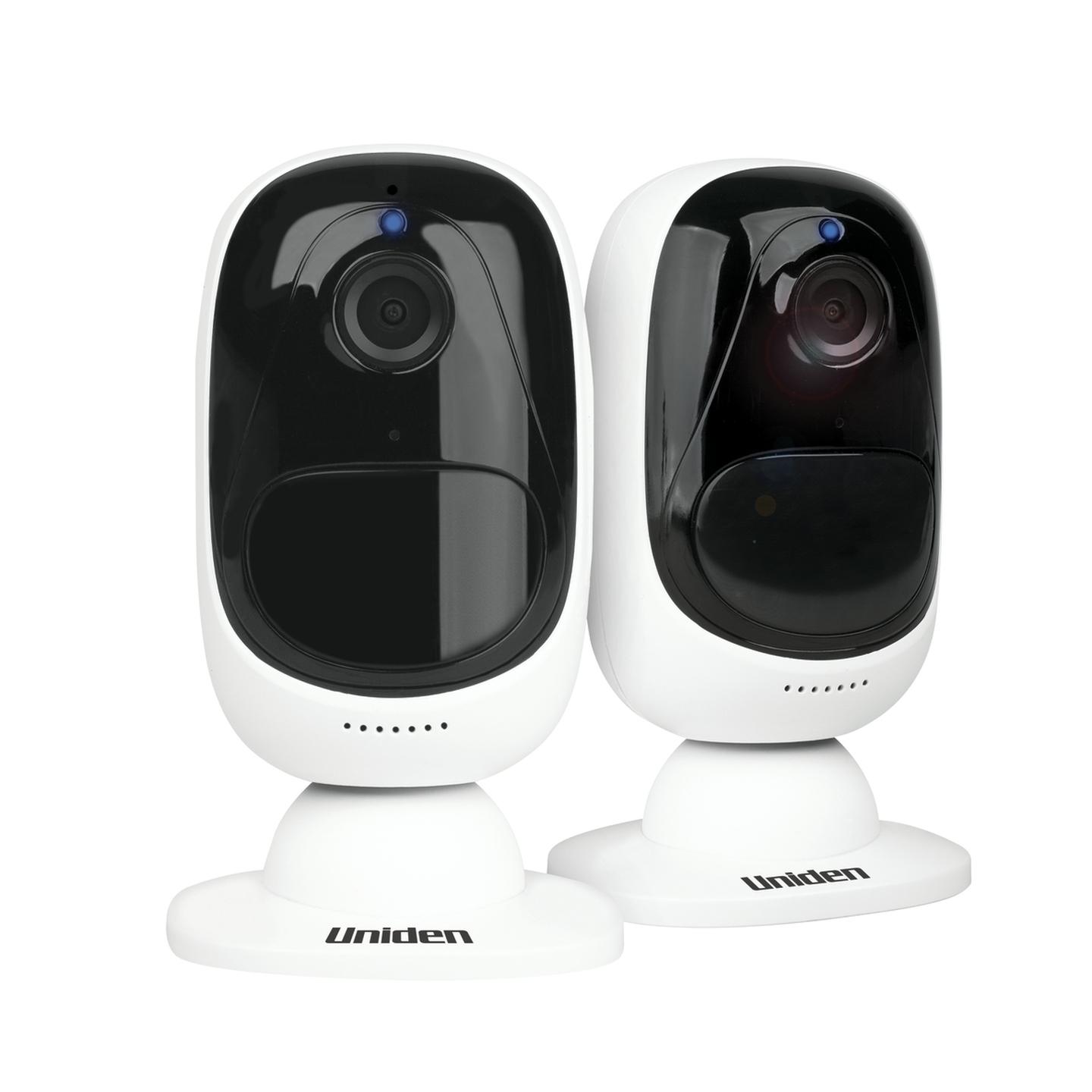 Uniden 1080p Battery Powered Twin Pack Wi-Fi Camera