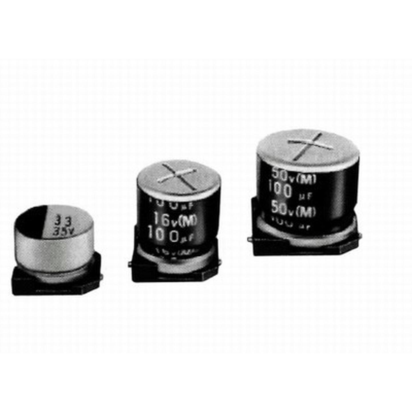 SMD Capacitor Electrolytic 100uF 35V - Pack 10