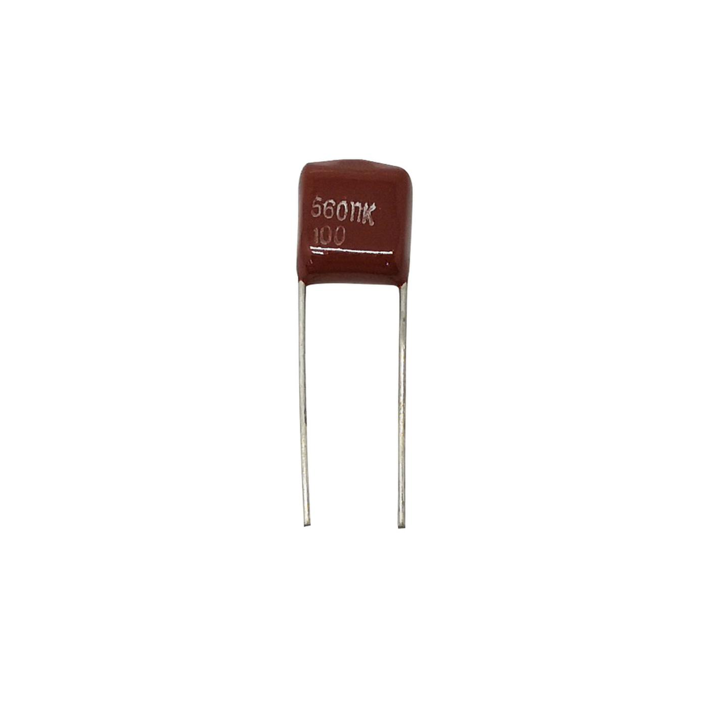 560nF 100VDC Polyester Capacitor