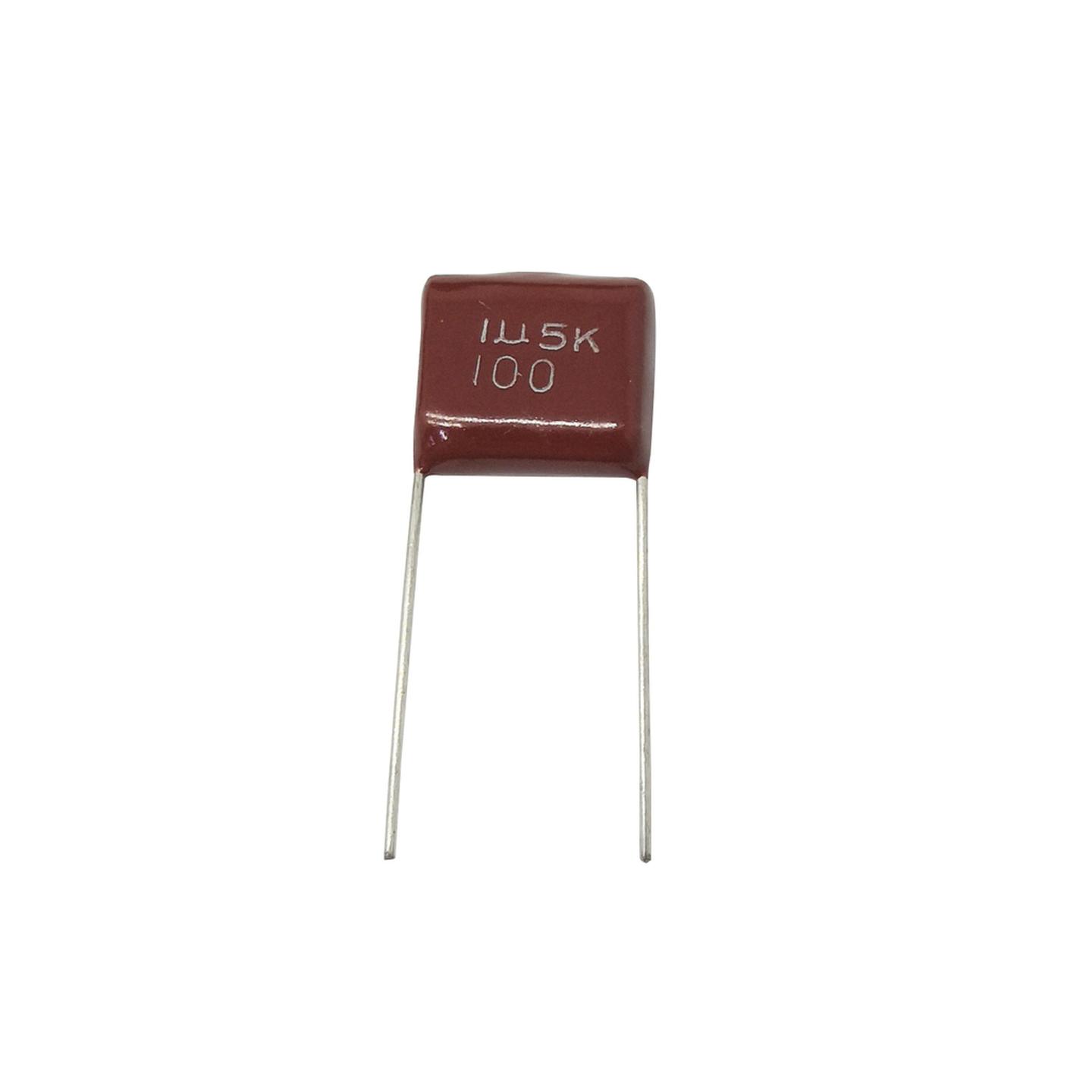 1.5uF 100VDC Polyester Capacitor
