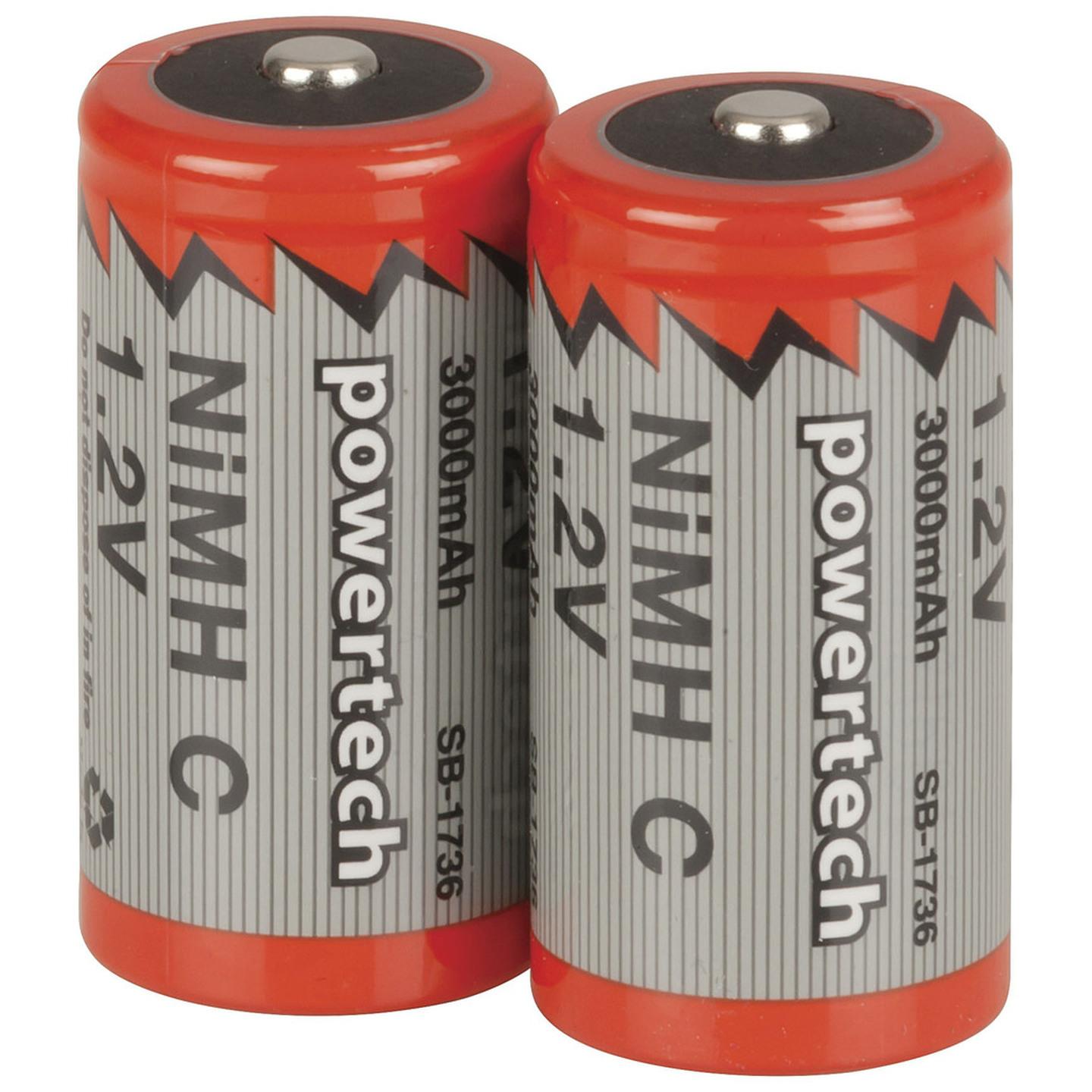 3000mAH Ni-MH C Rechargeable Nipple Cap Battery