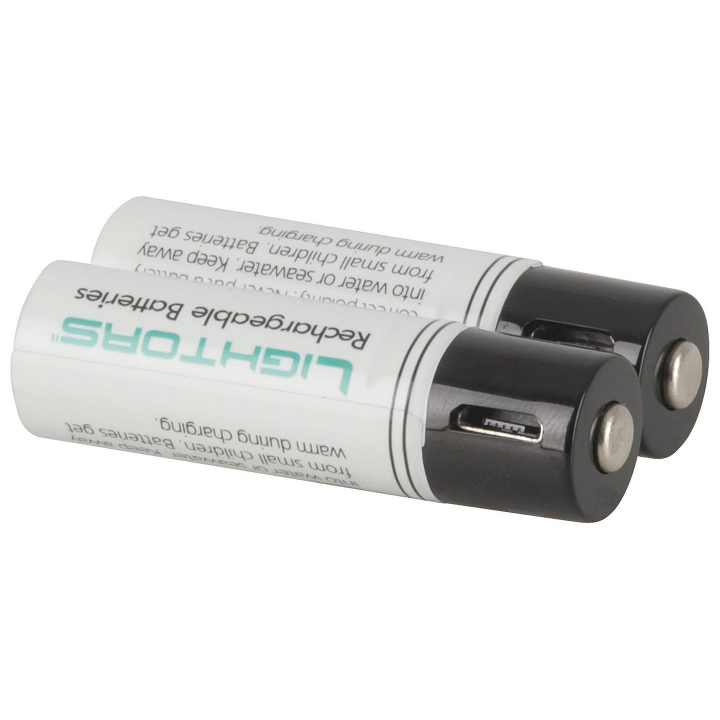 AA 1200mAh USB Recharge Batteries Ni-MH