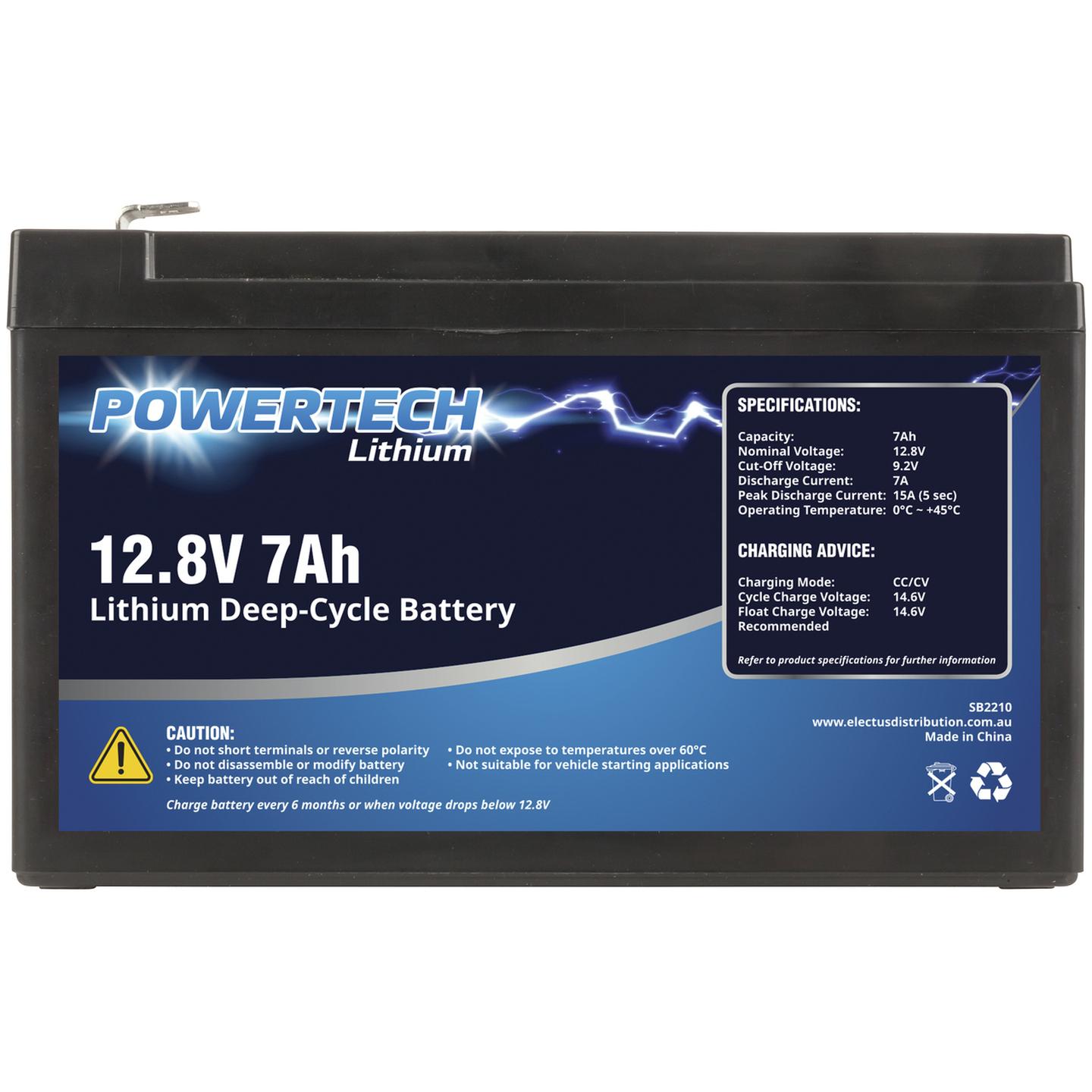 12.8V 7Ah Lithium Deep Cycle Battery