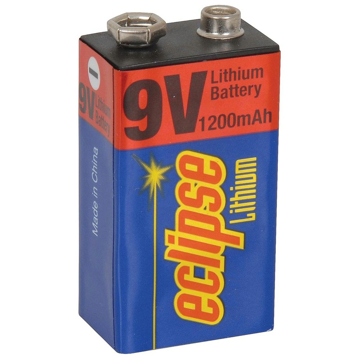 Eclipse 9V Lithium Battery