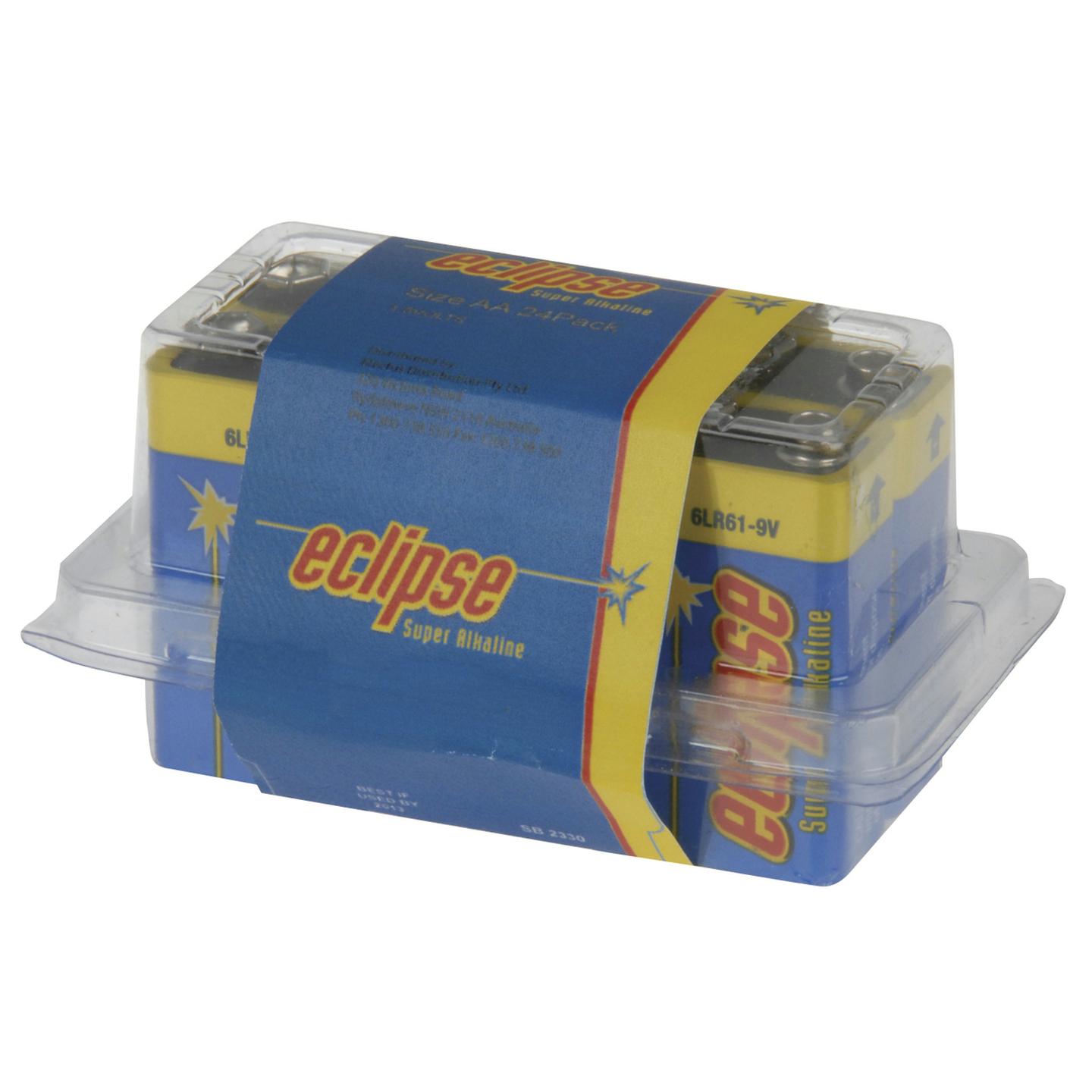 Eclipse 9v Alkaline Batteries - Pack of 6