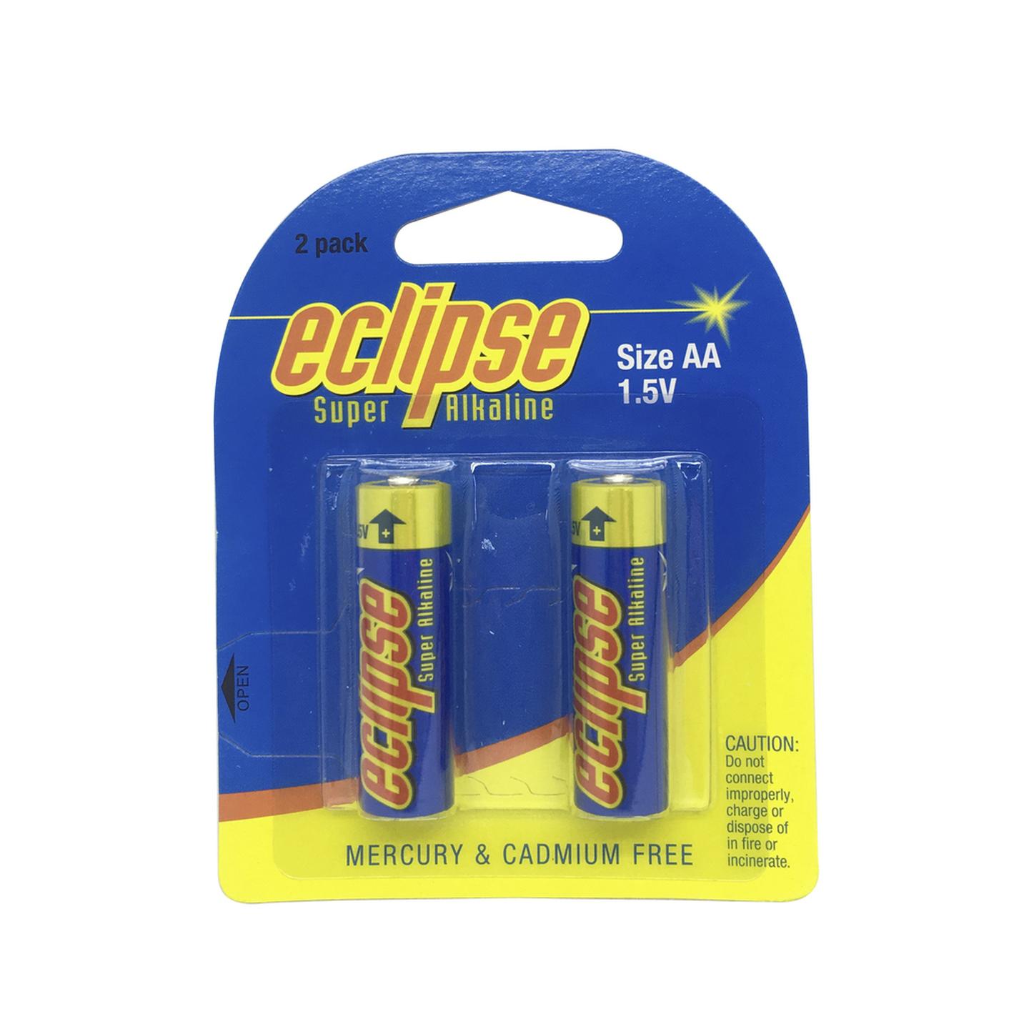 Eclipse AA Alkaline Batteries - Pack of 2