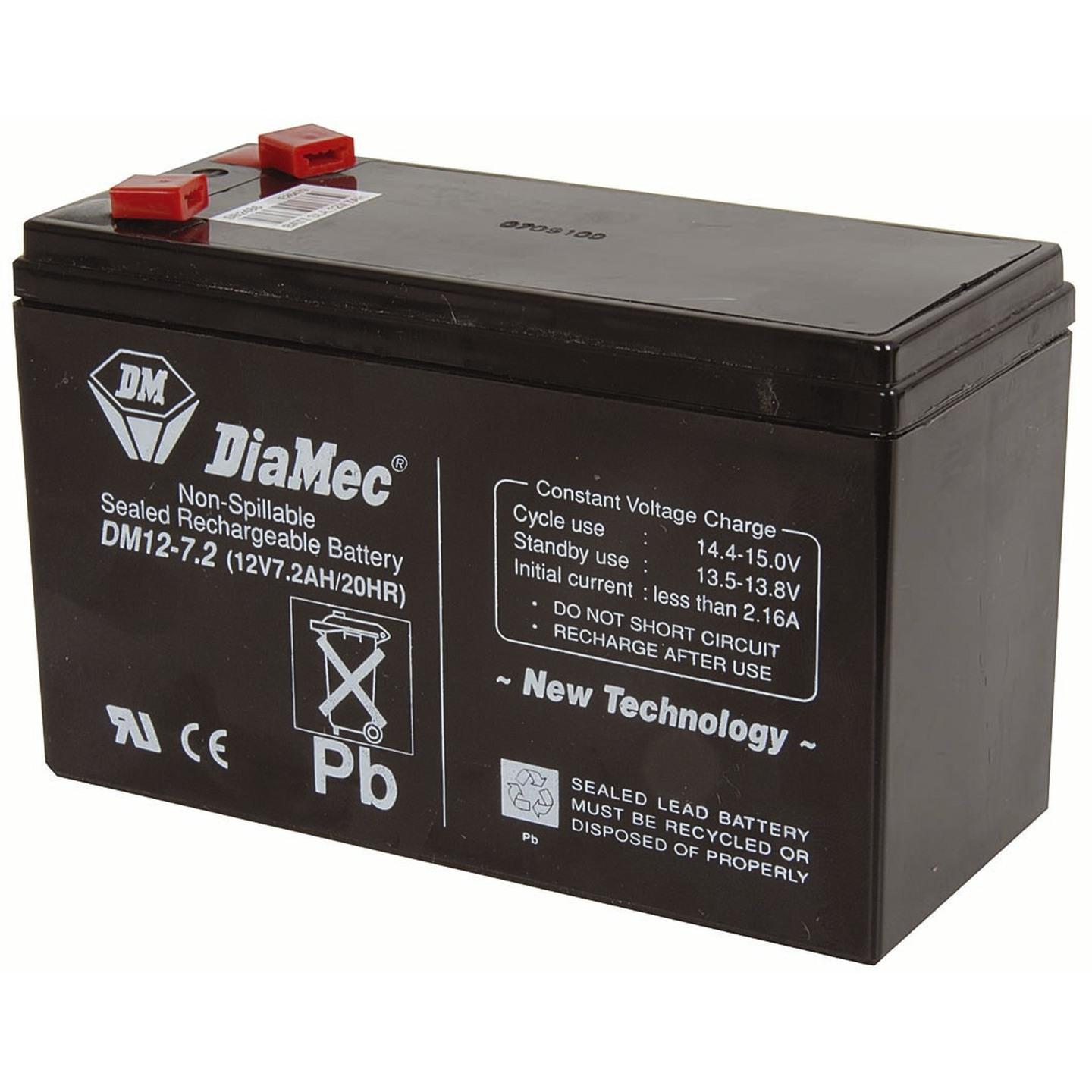 12V 7.2Ah SLA Back-up Battery - NBN/ALARM/UFB