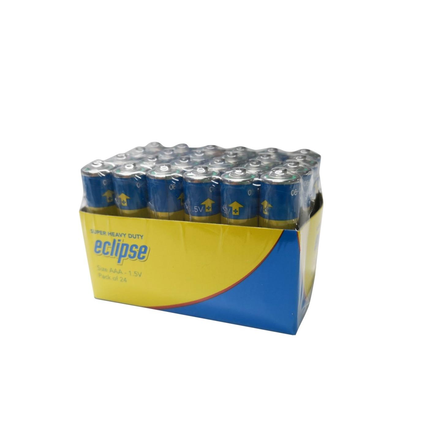 Eclipse Pack of 24 AAA Zinc Carbon Batteries