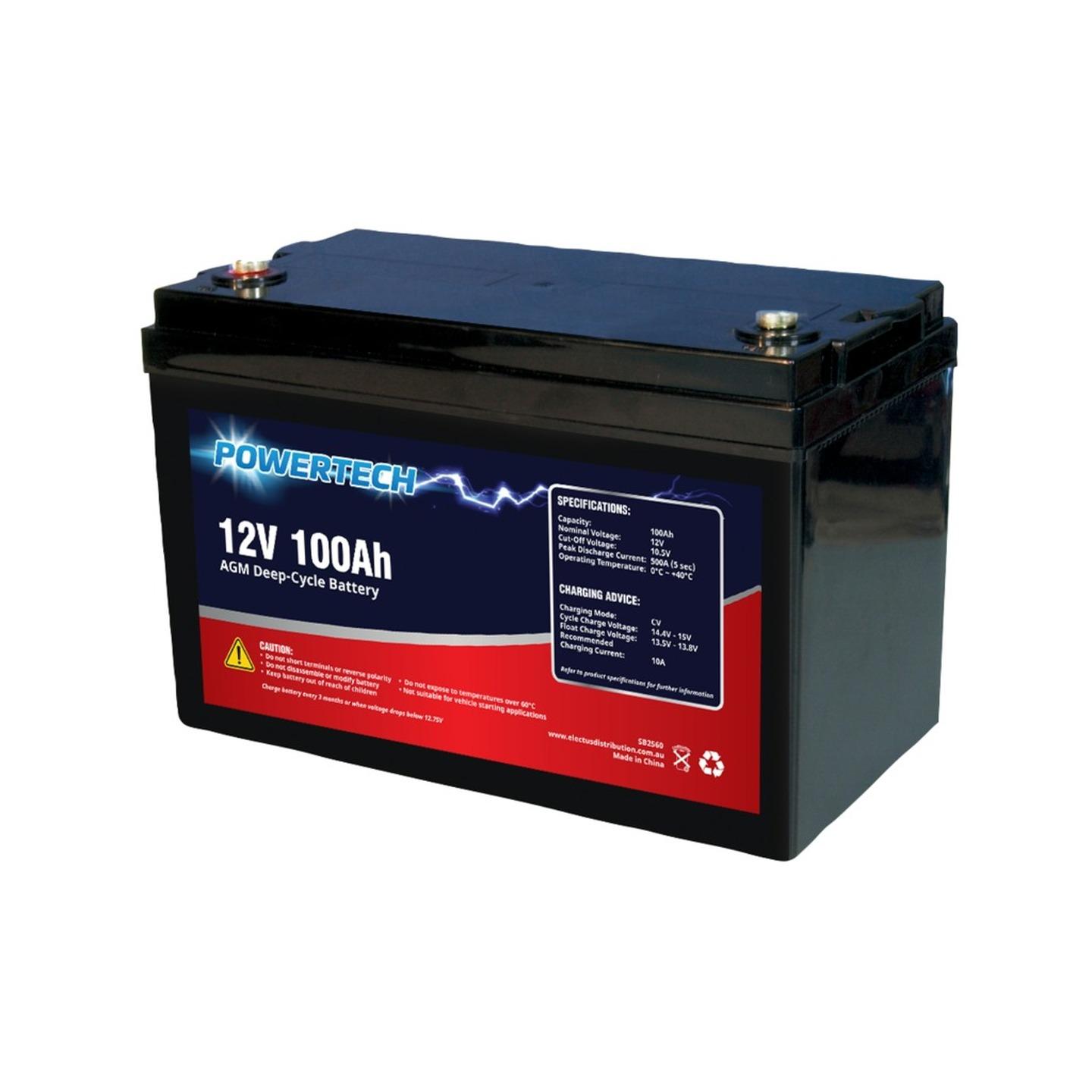 12V 100Ah AGM Deep Cycle Battery