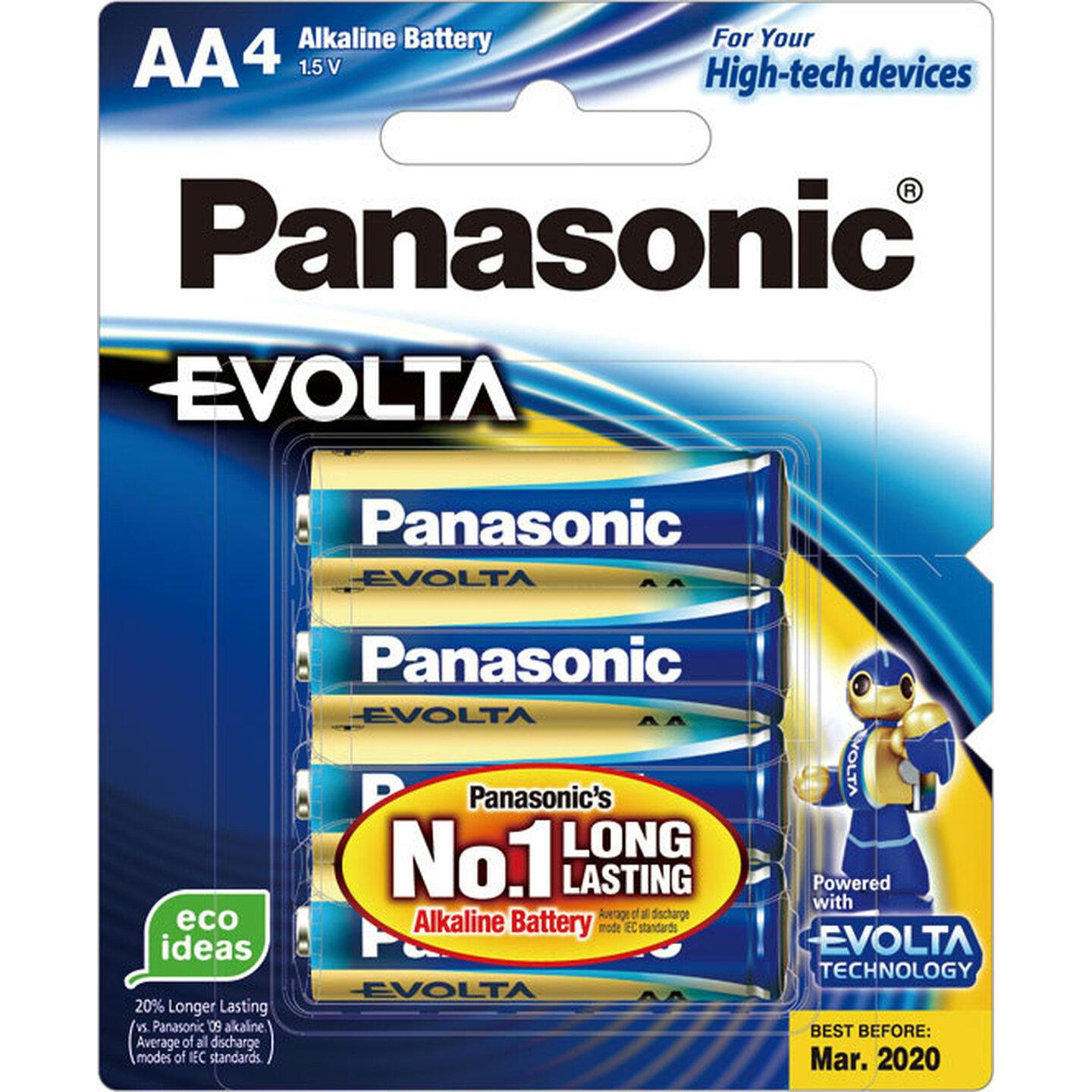 Panasonic Evolta AA Batteries - 4 Pack