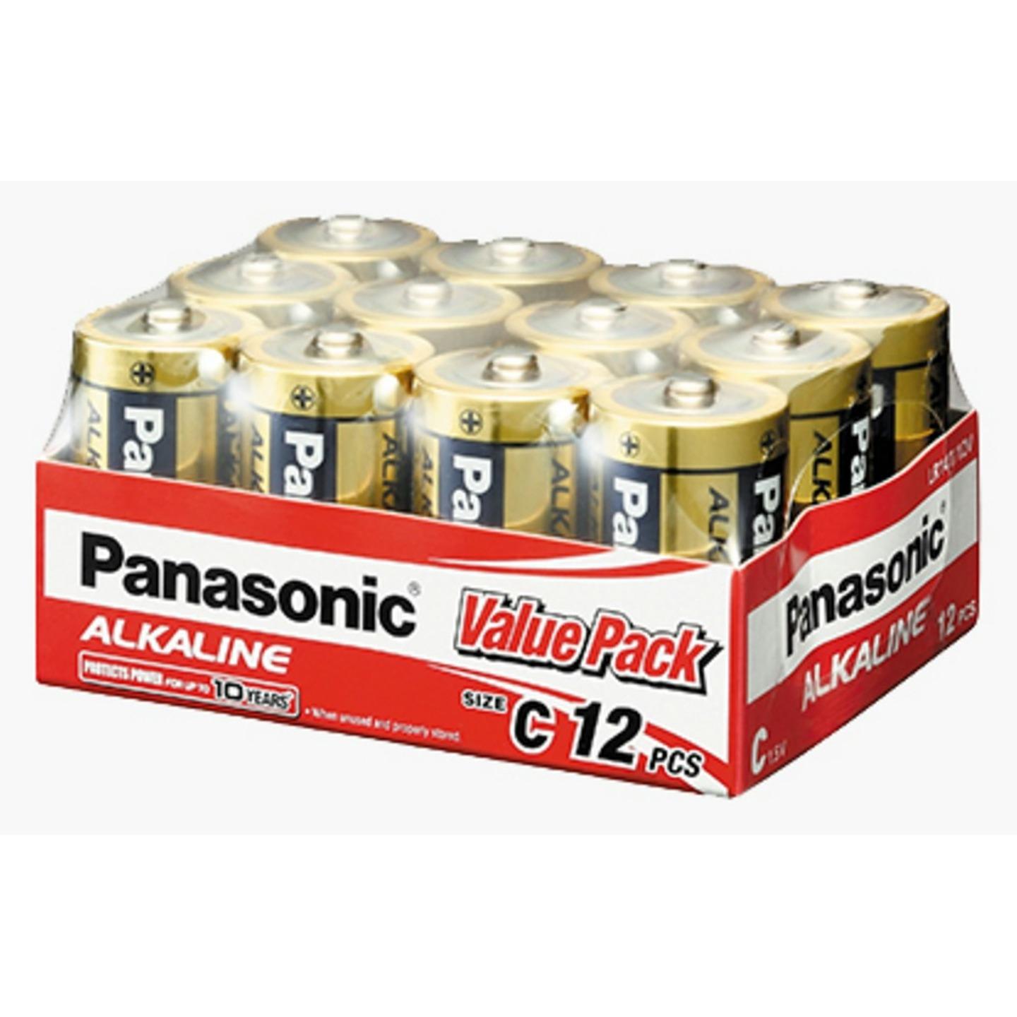 Panasonic C Batteries - Pack of 12