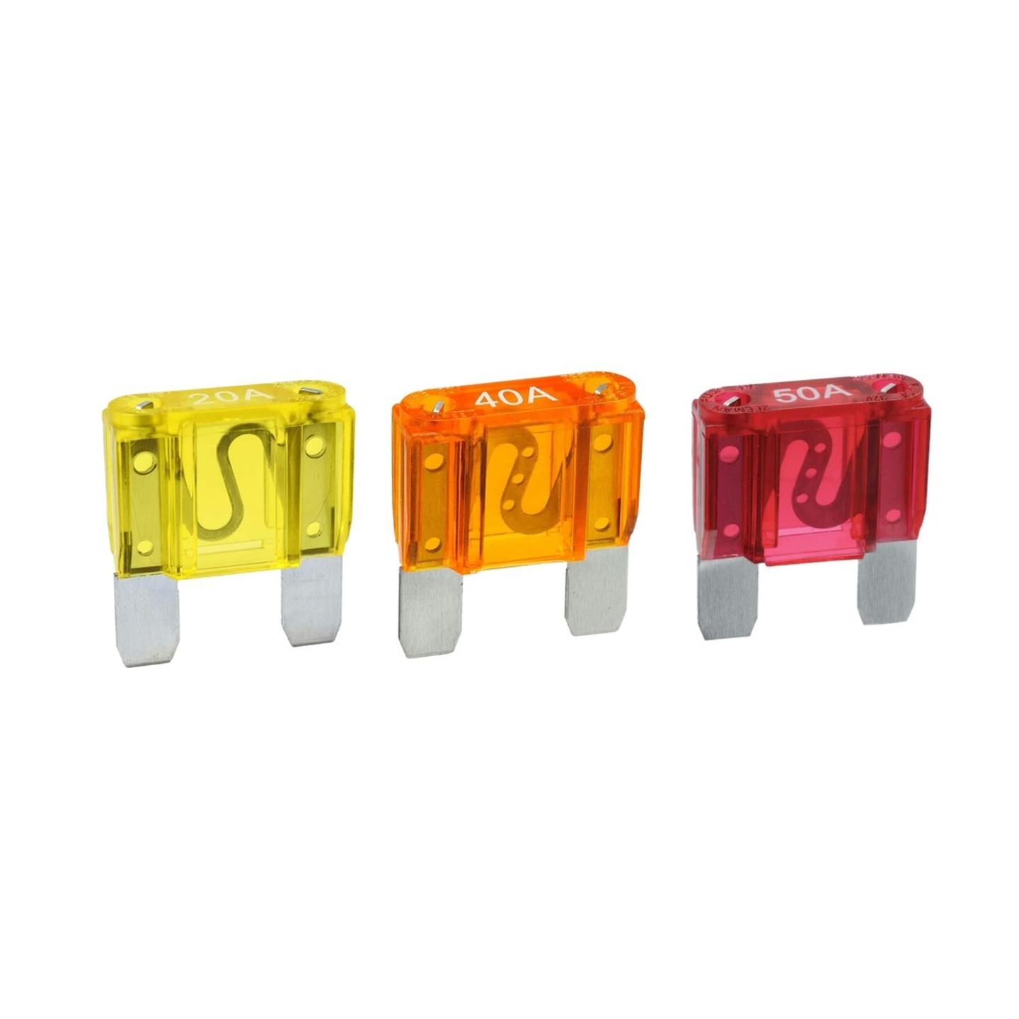 Assorted Maxi Blade Fuse 3 Pack 20/40/50A