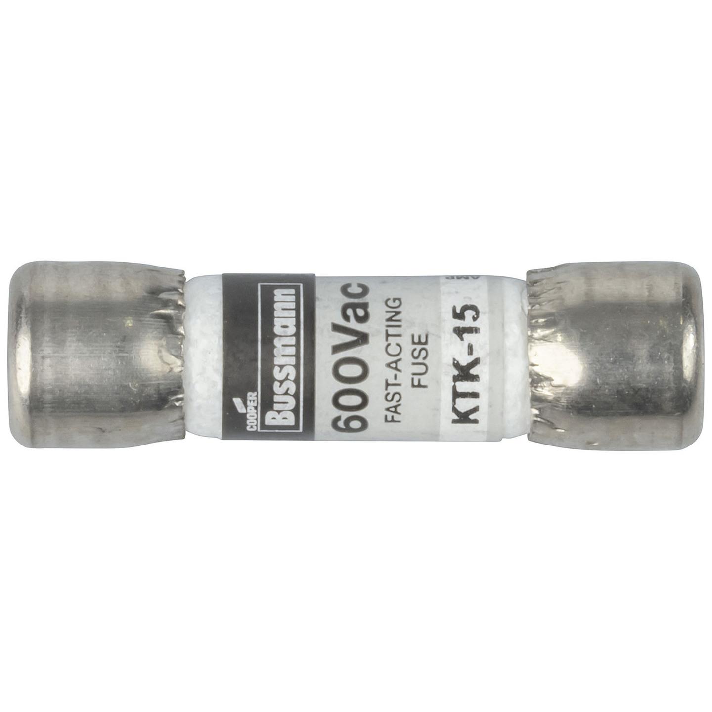 Fast Acting Cartridge Fuses - For use in Multimeters - 15A 600V