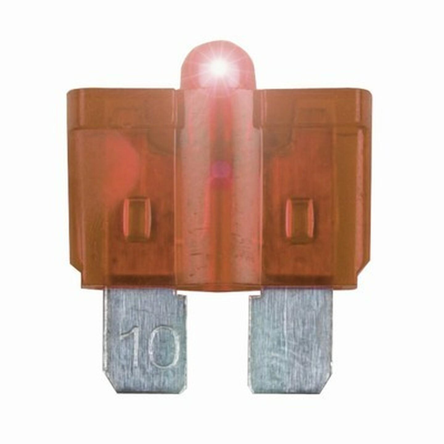 7.5A Blade Fuse with LED Indicator - Brown
