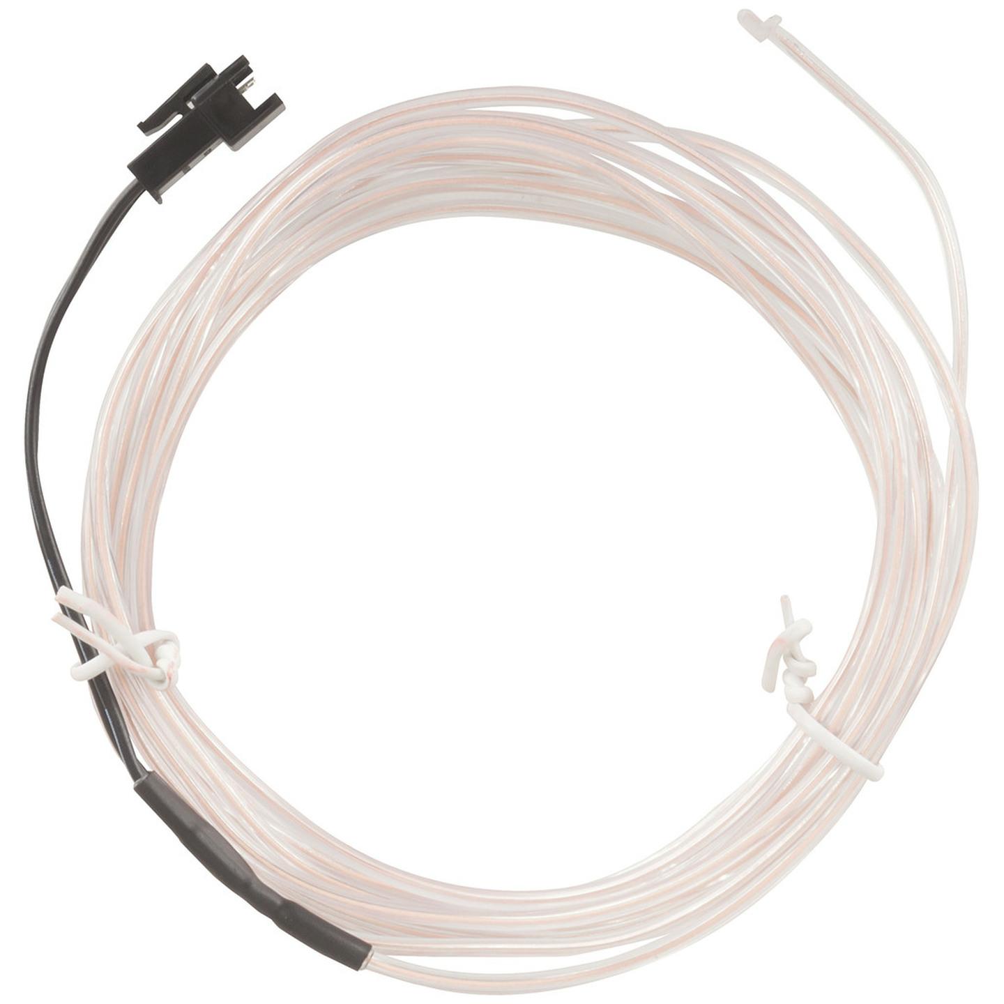 White 3m EL Wire Light Electroluminescent Lighting