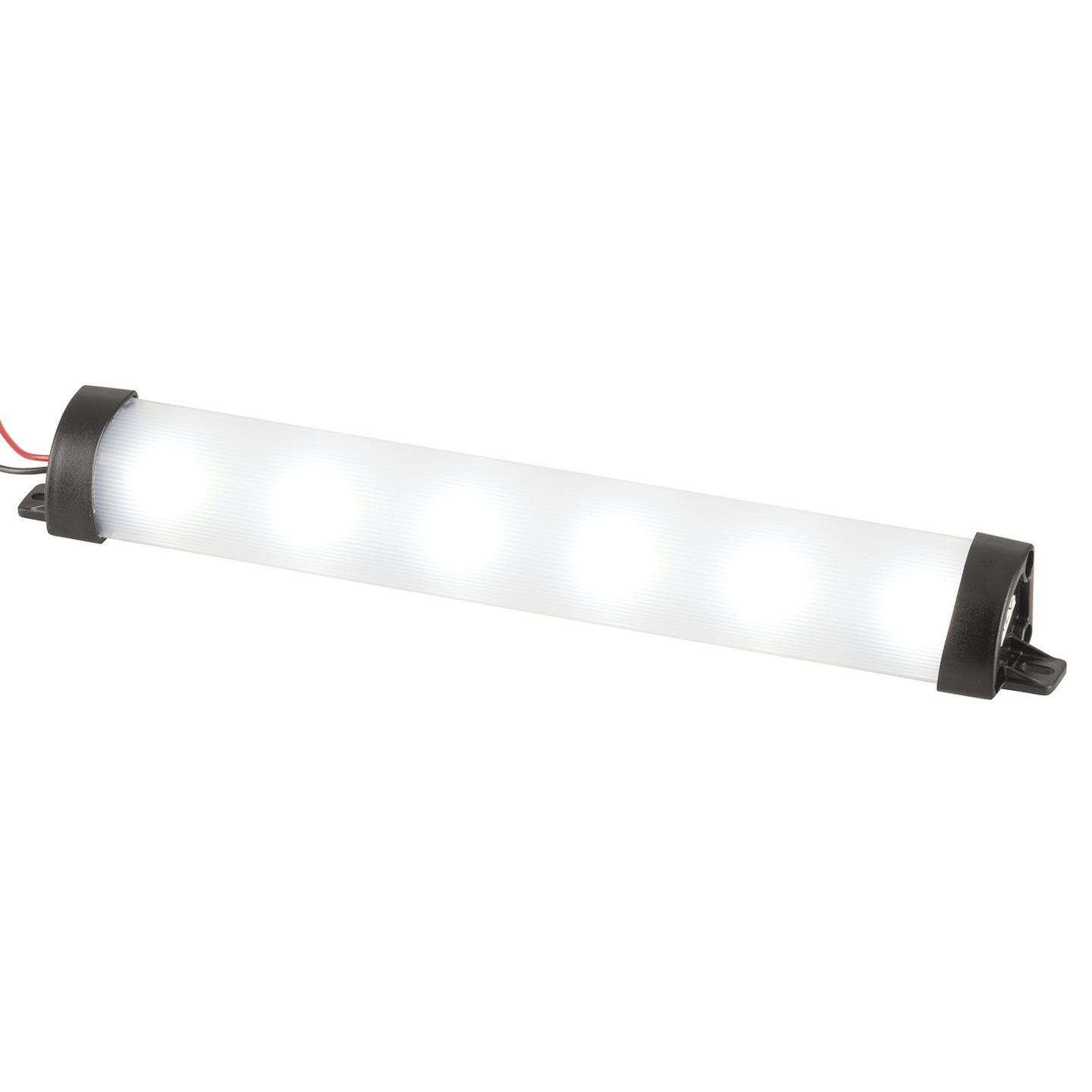 6 x White LED Corner Strip Lamp