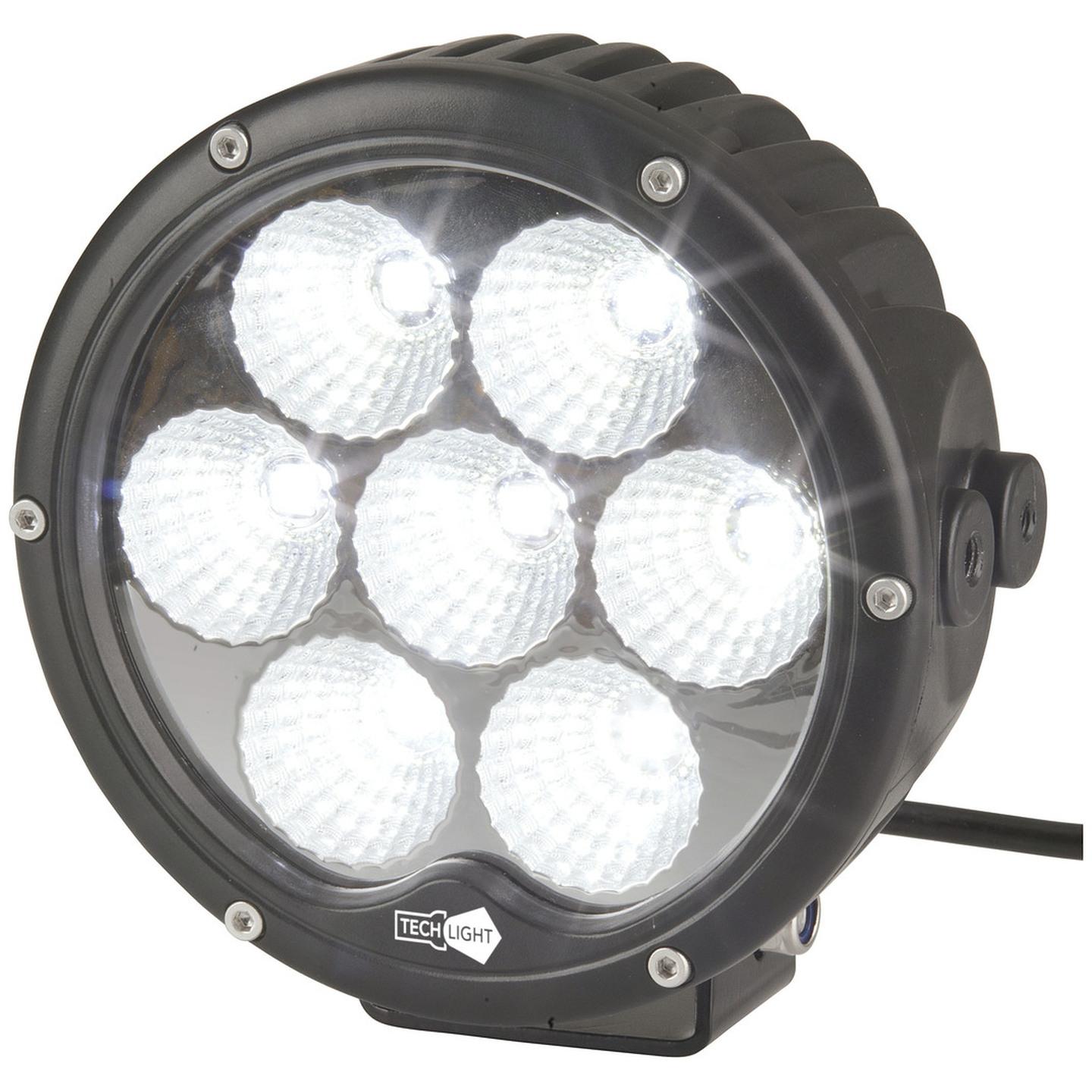 6300 Lumen 6.5 Inch Solid LED Floodlight