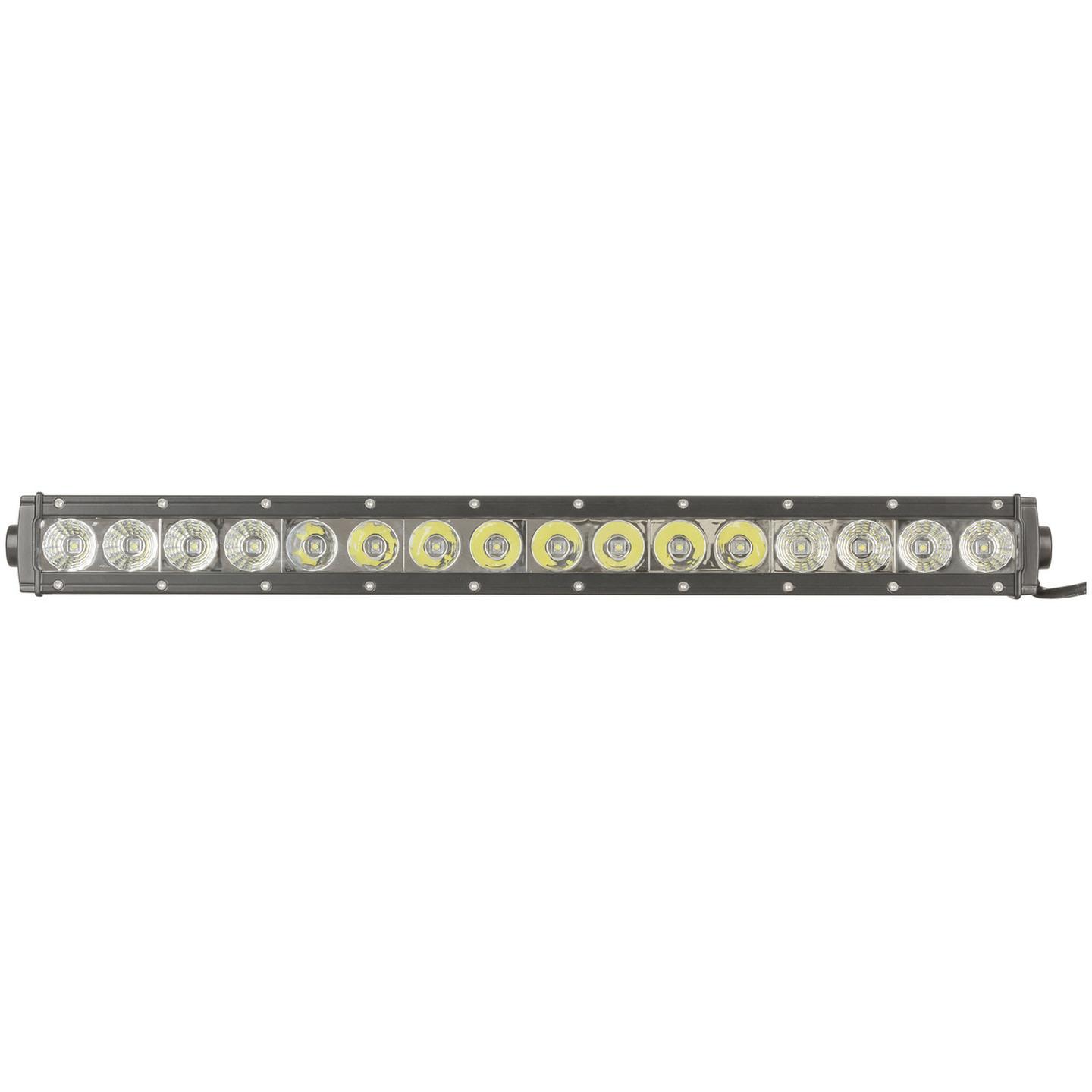 24IN Solid LED Single Row Light Bar 14400 Lumen Combination Beam