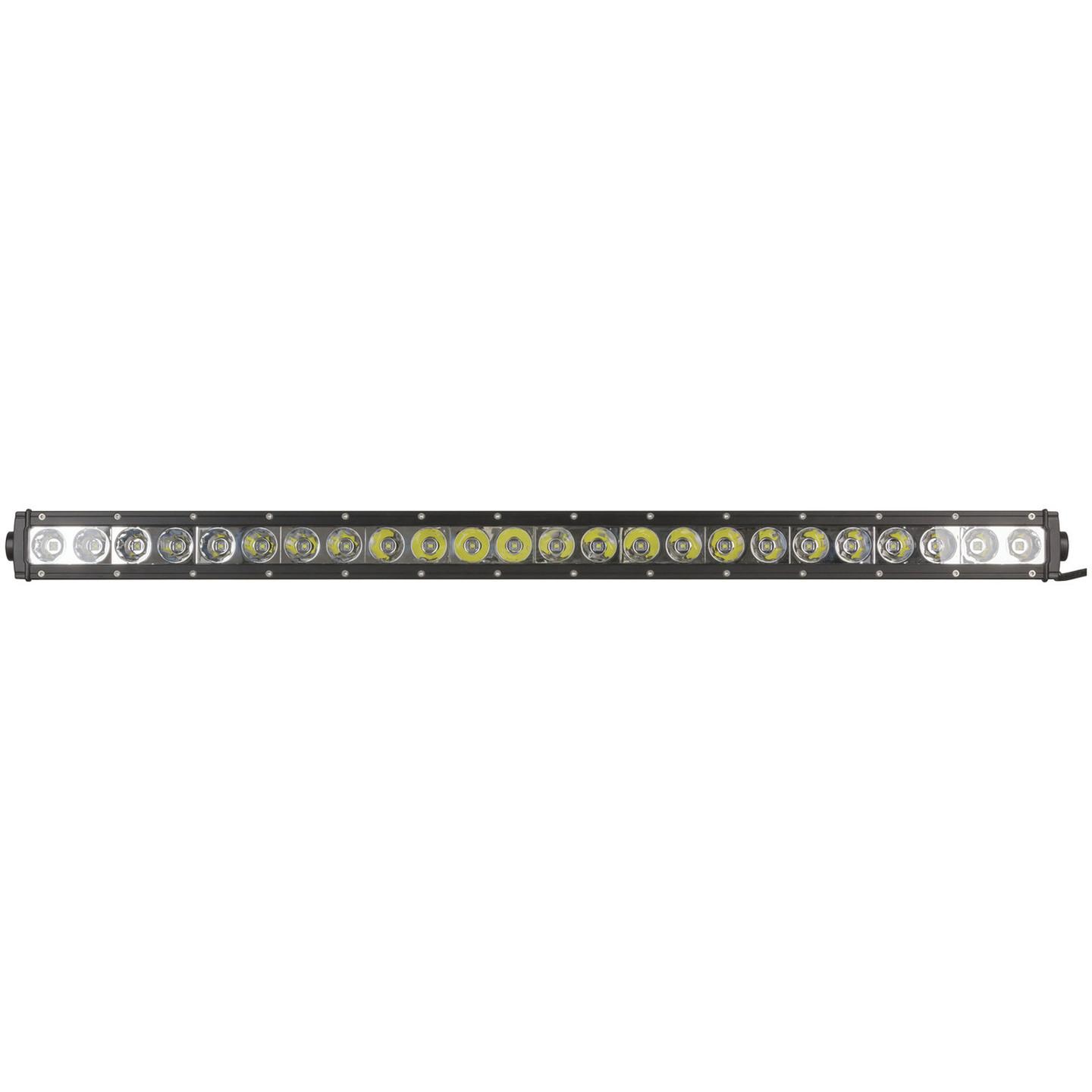 35.6IN Solid LED Single Row Light Bar 21600 Lumen Spot Beam