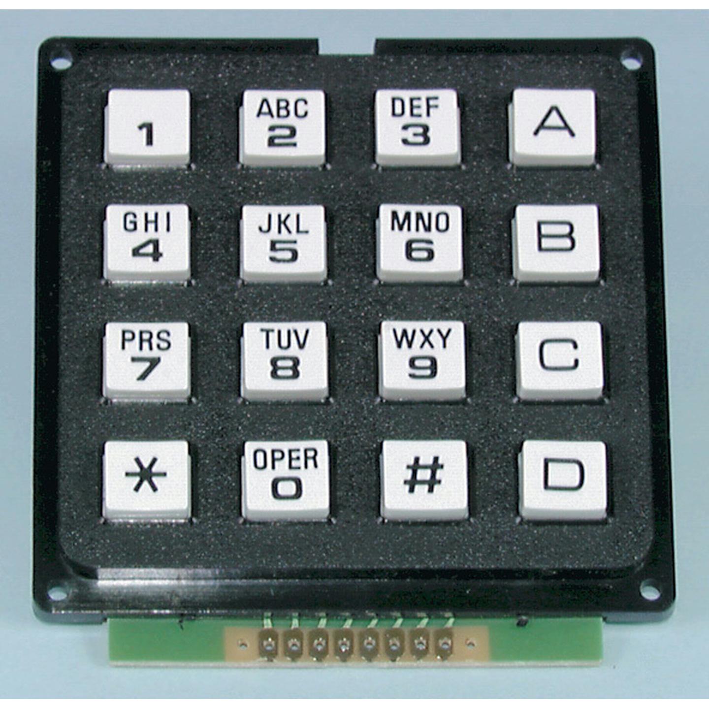 16 Key Alpha Numeric Keypad