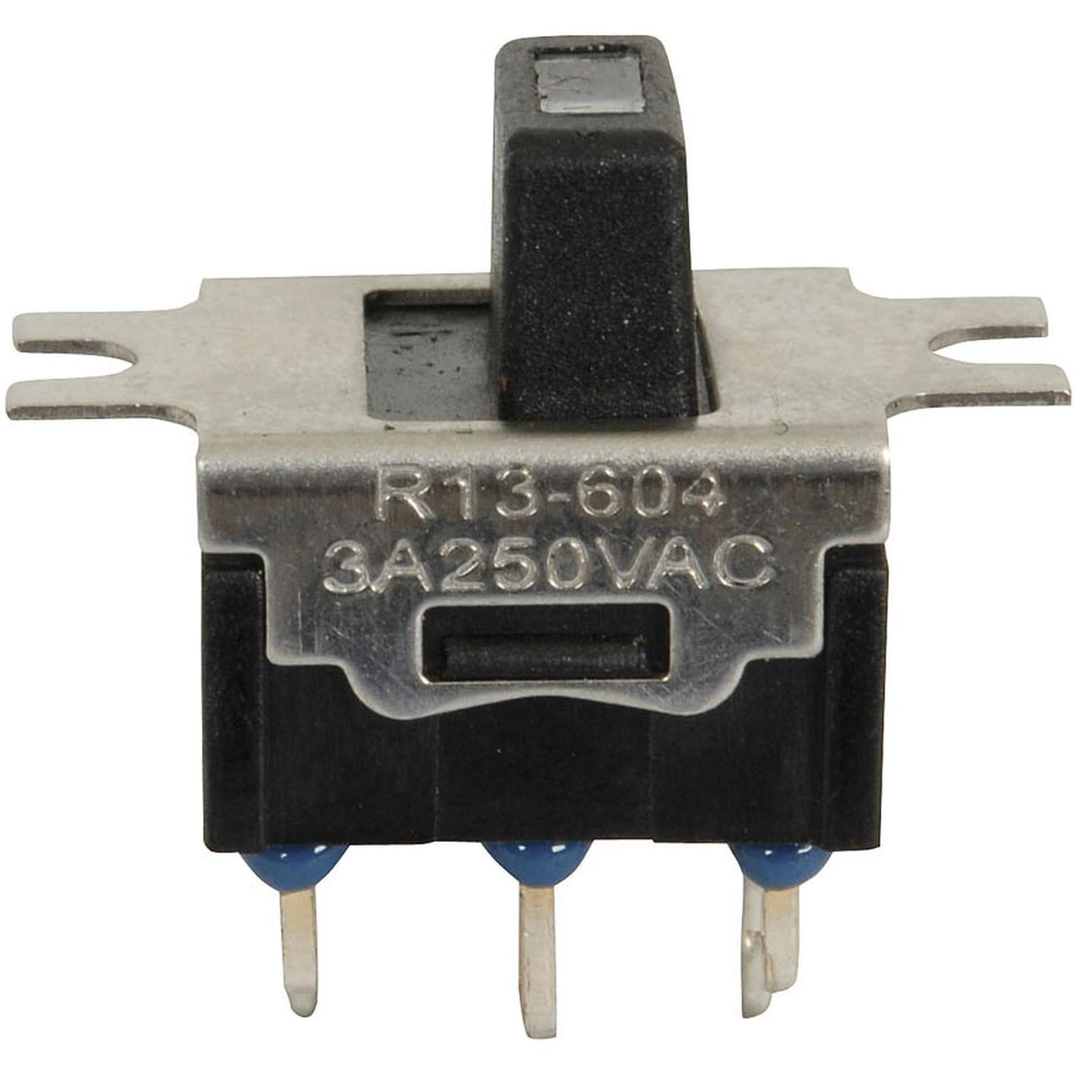 SPDT Slide Switch with LED Illumination in Actuator