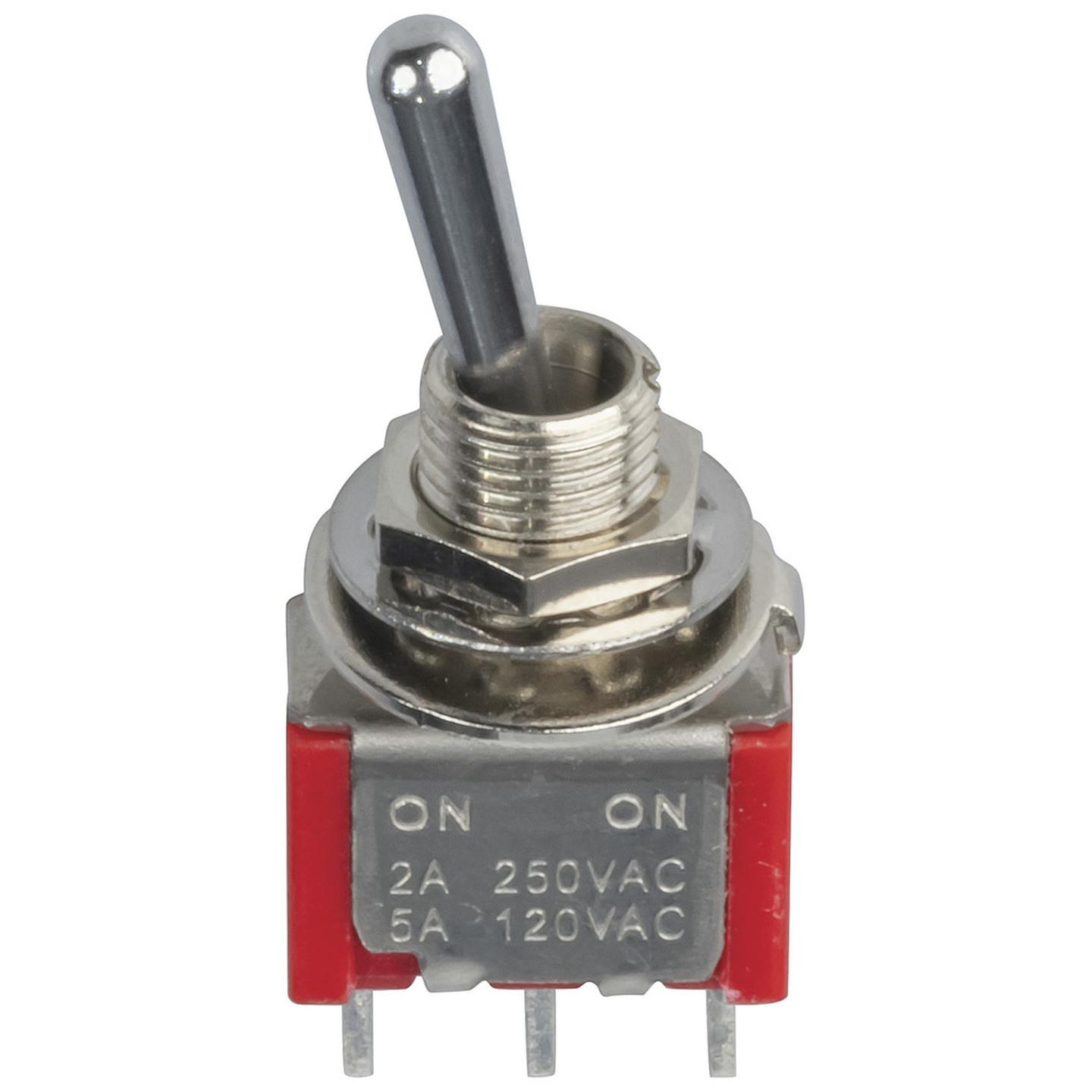 SPDT Miniature Toggle Switch - Solder Tag