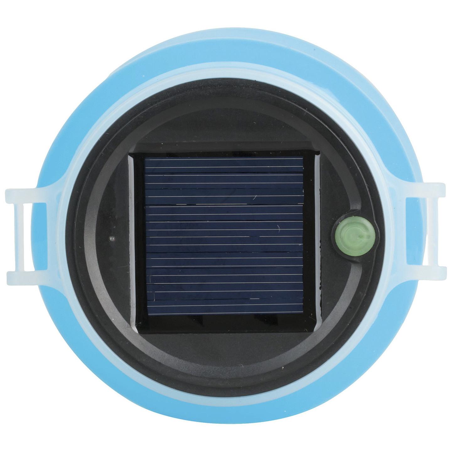 Blue Waterproof Solar LED Lantern