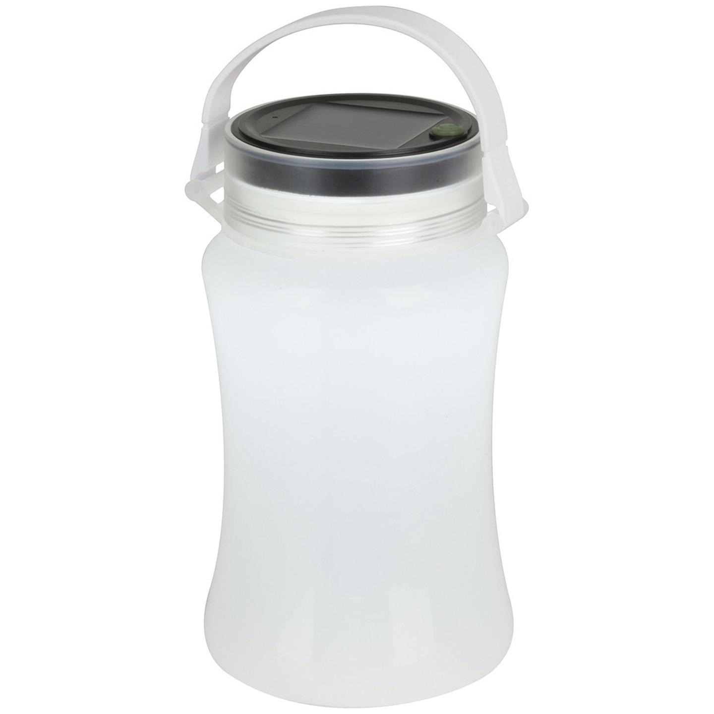 White Waterproof Solar LED Lantern.
