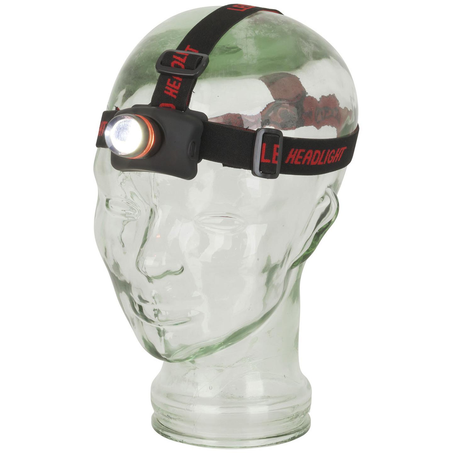 160 Lumen LED Head Torch with Adjustable Beam