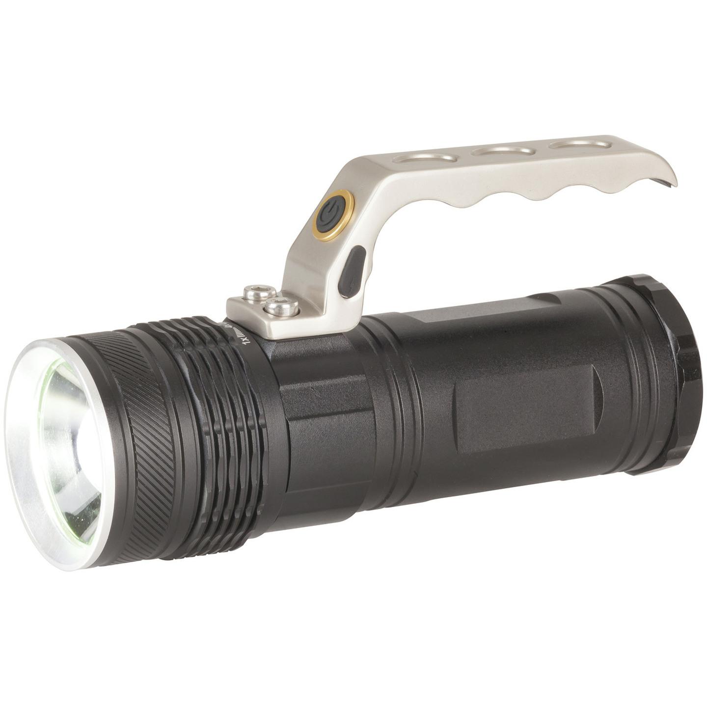 600 Lumen Rechargeable LED Spotlight with Adjustable Beam and Cree XML LED